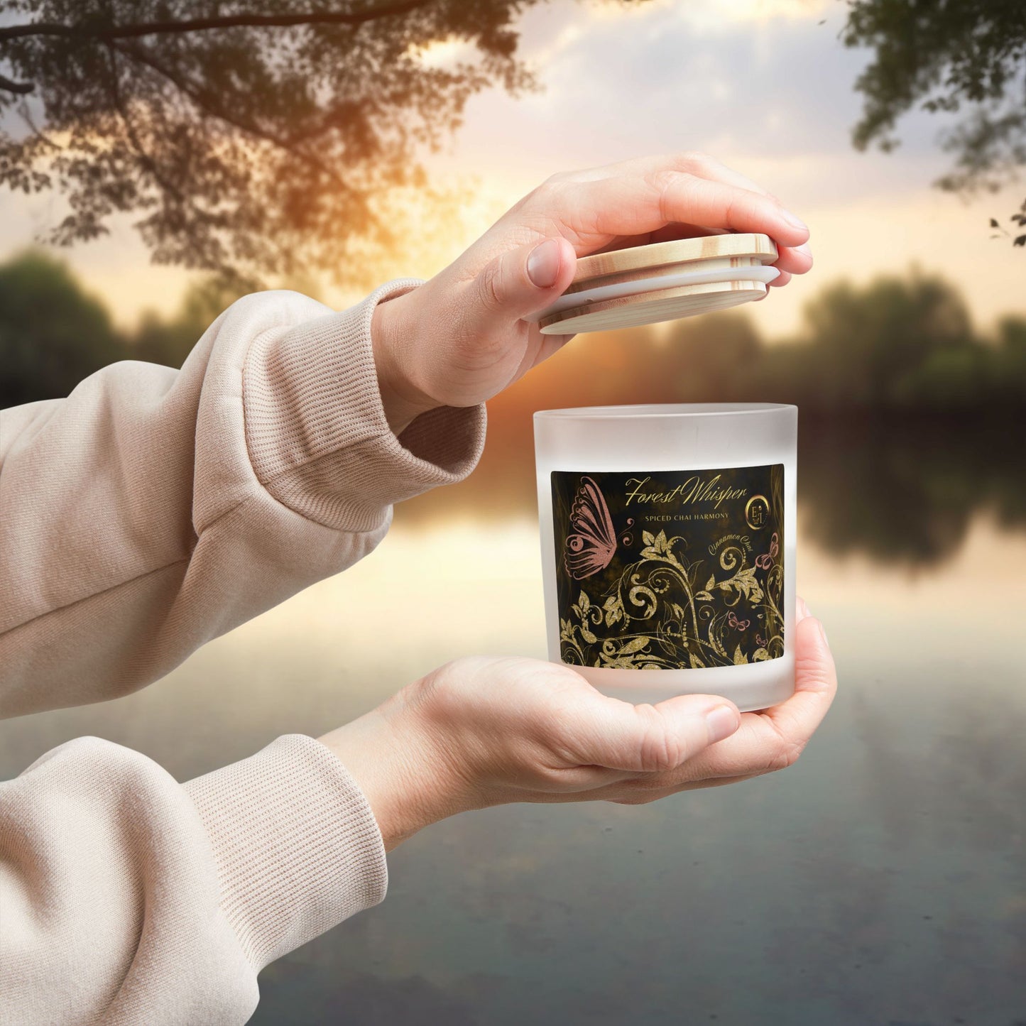 Forest Whisper Candle | 11oz Frosted Glass | 9 Scents