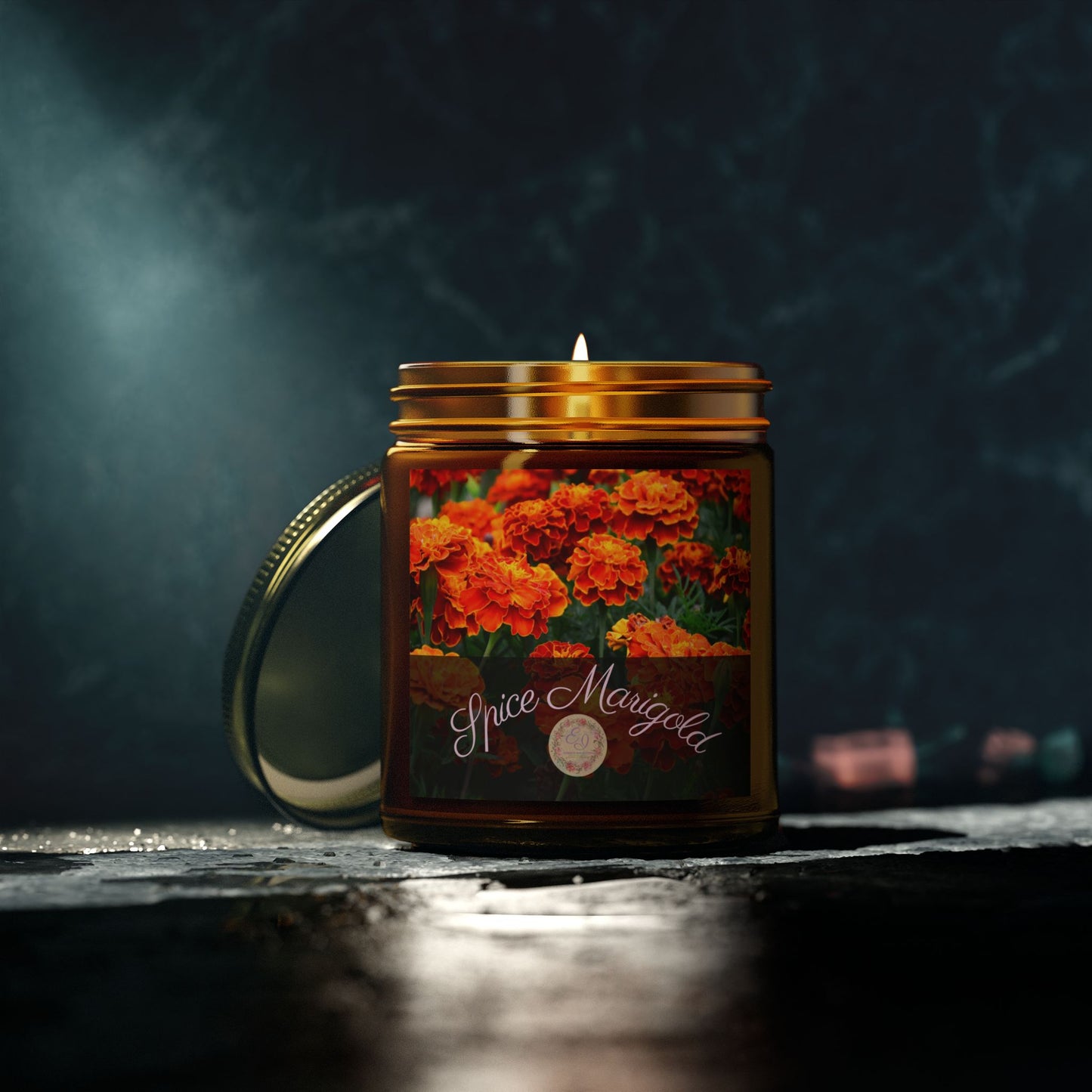 Fragrant Flower | Spicehaven Candle | Marigold | 4oz, 9oz