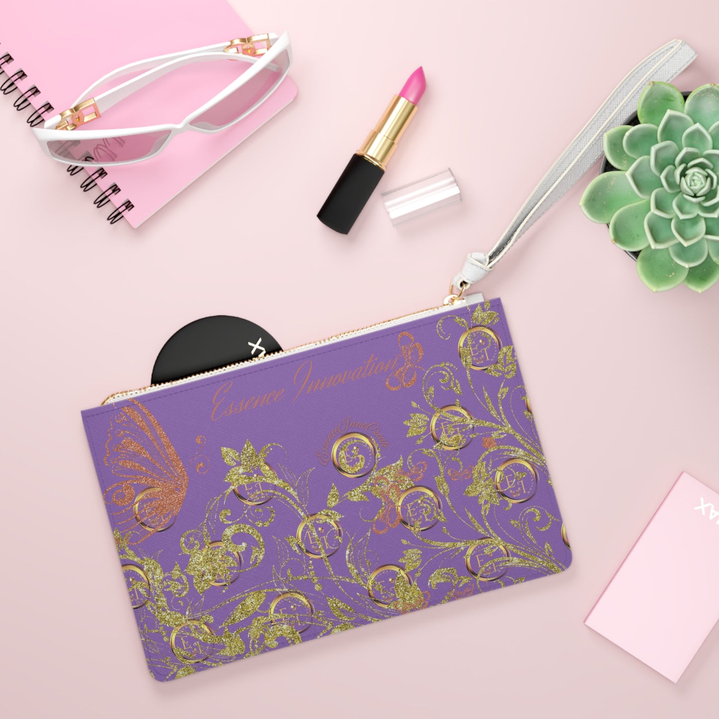 Light Purple Clutch Bag | EssenceInnoCreate | Bold Accessories