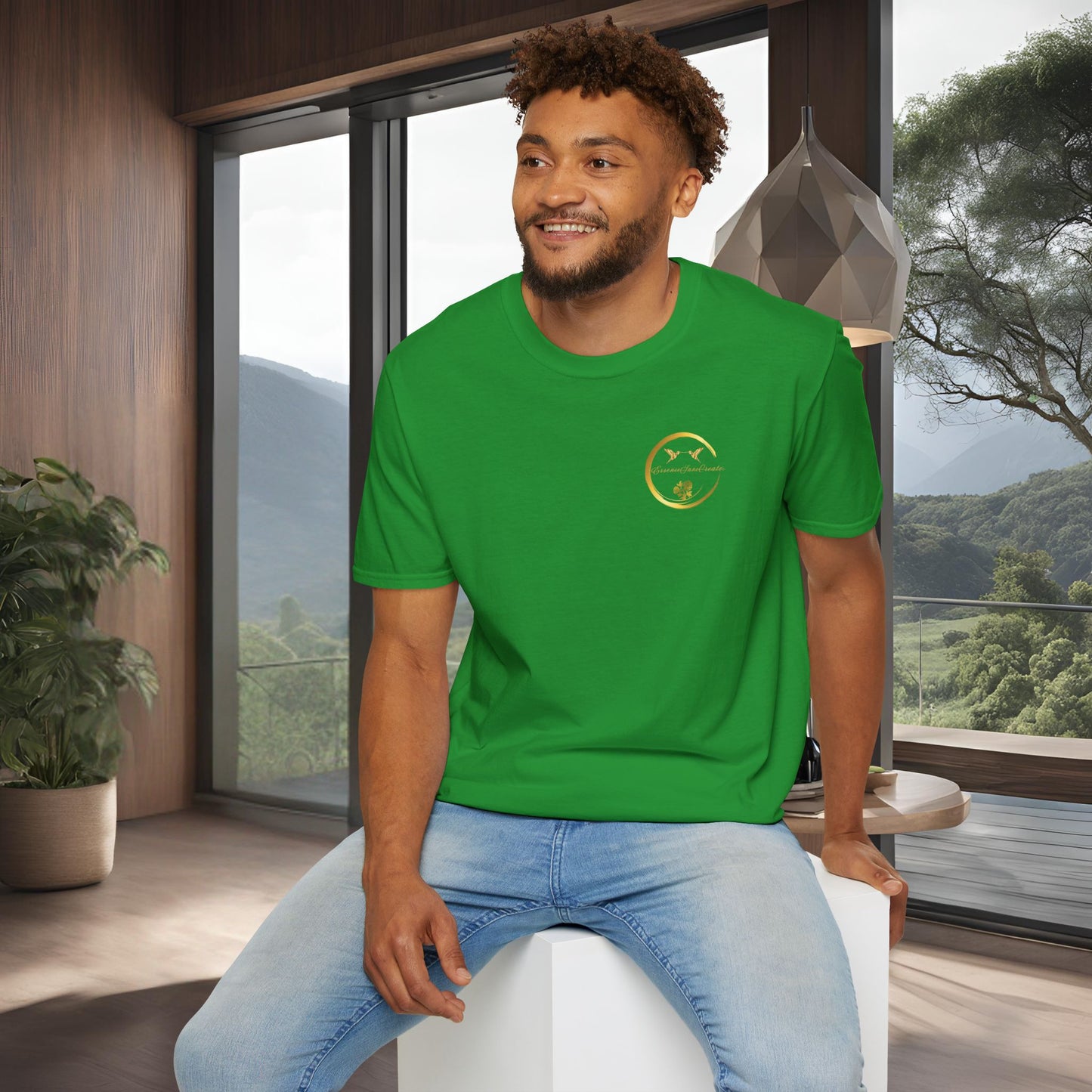 Irish Green Softstyle Tee | EssenceInnoCreate | Unisex Streetwear