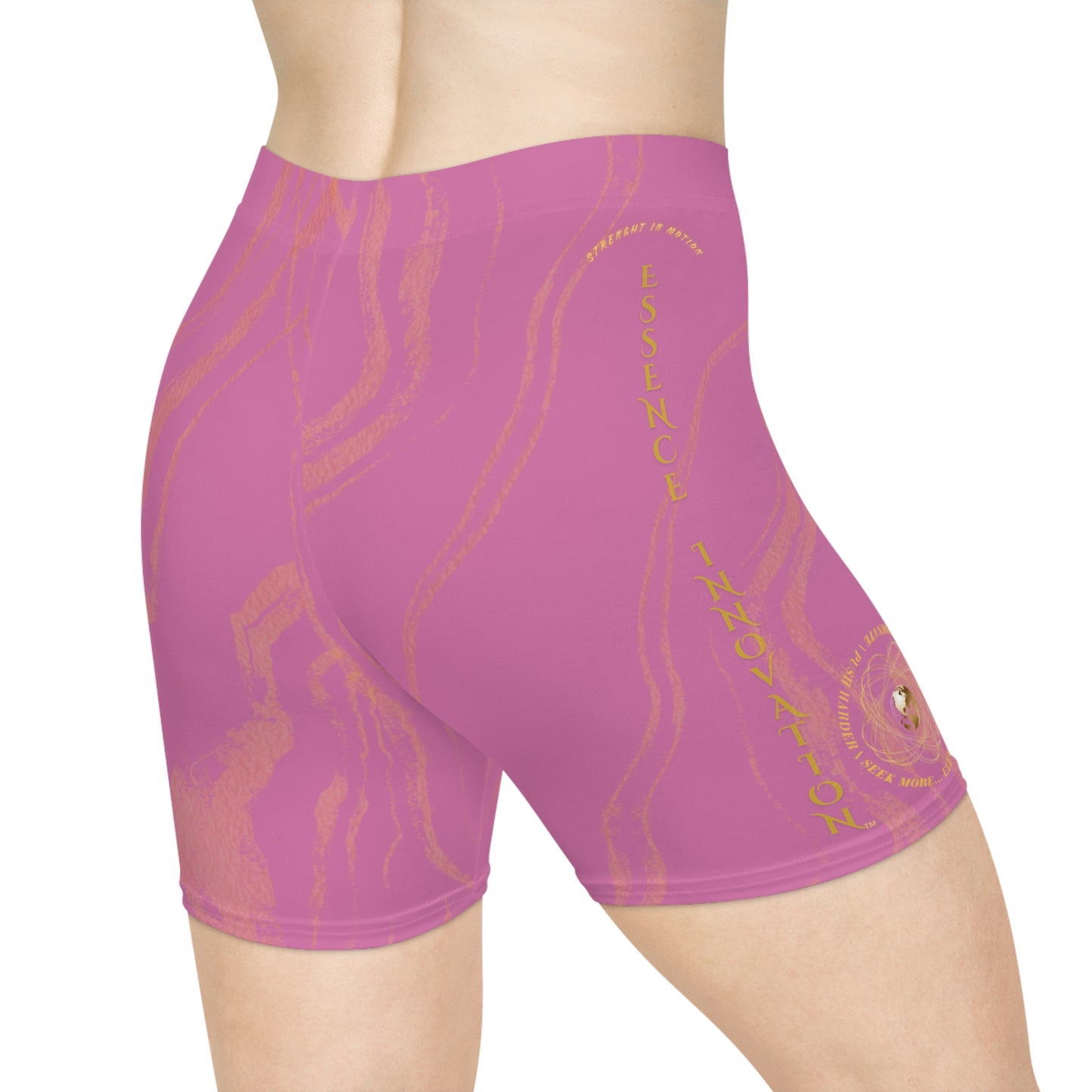 Seek More BSS XVII | EI Sports Biker Shorts | Light Pink