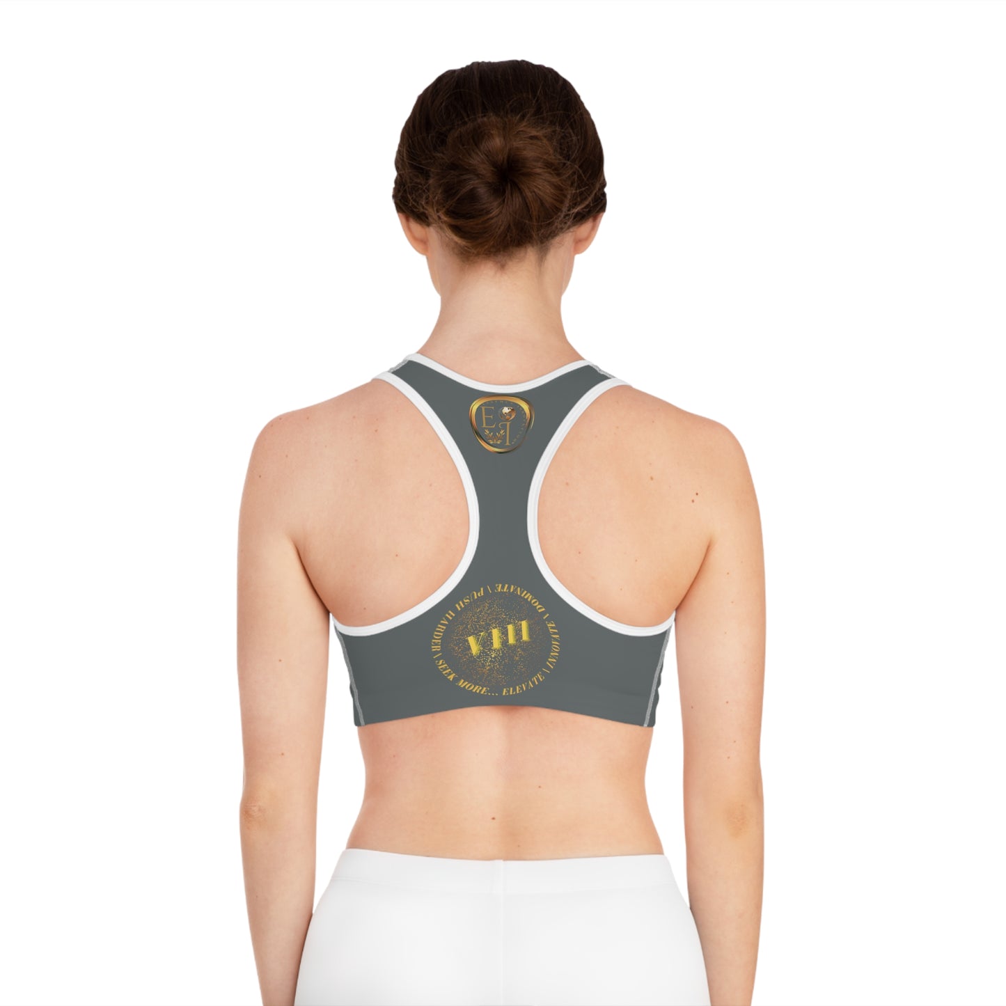 Seek More SB VIII | EI Sports Bra | Dark Grey
