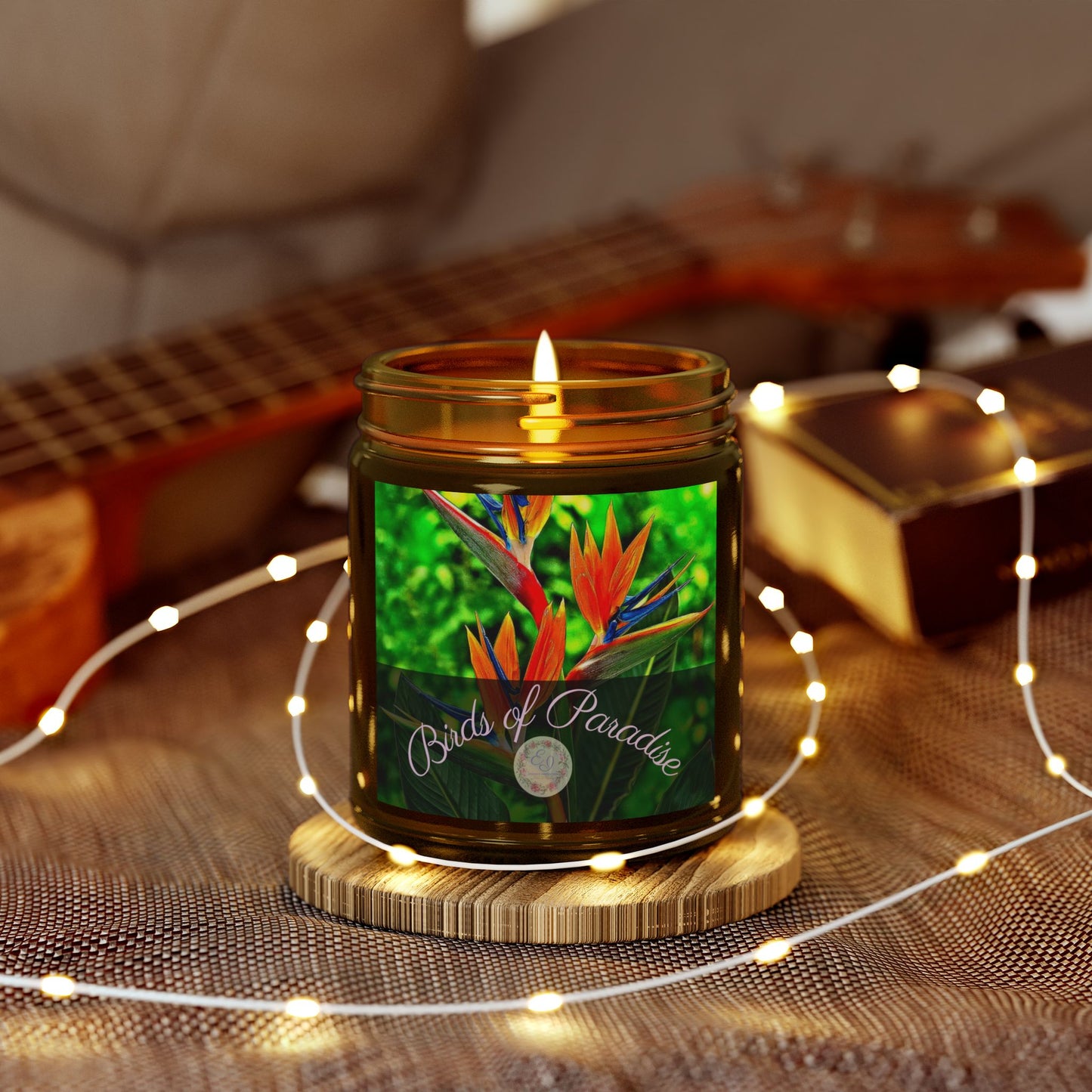 Fragrant Flower | Sunset Bliss Candle | Bird of Paradise | 4oz, 9oz