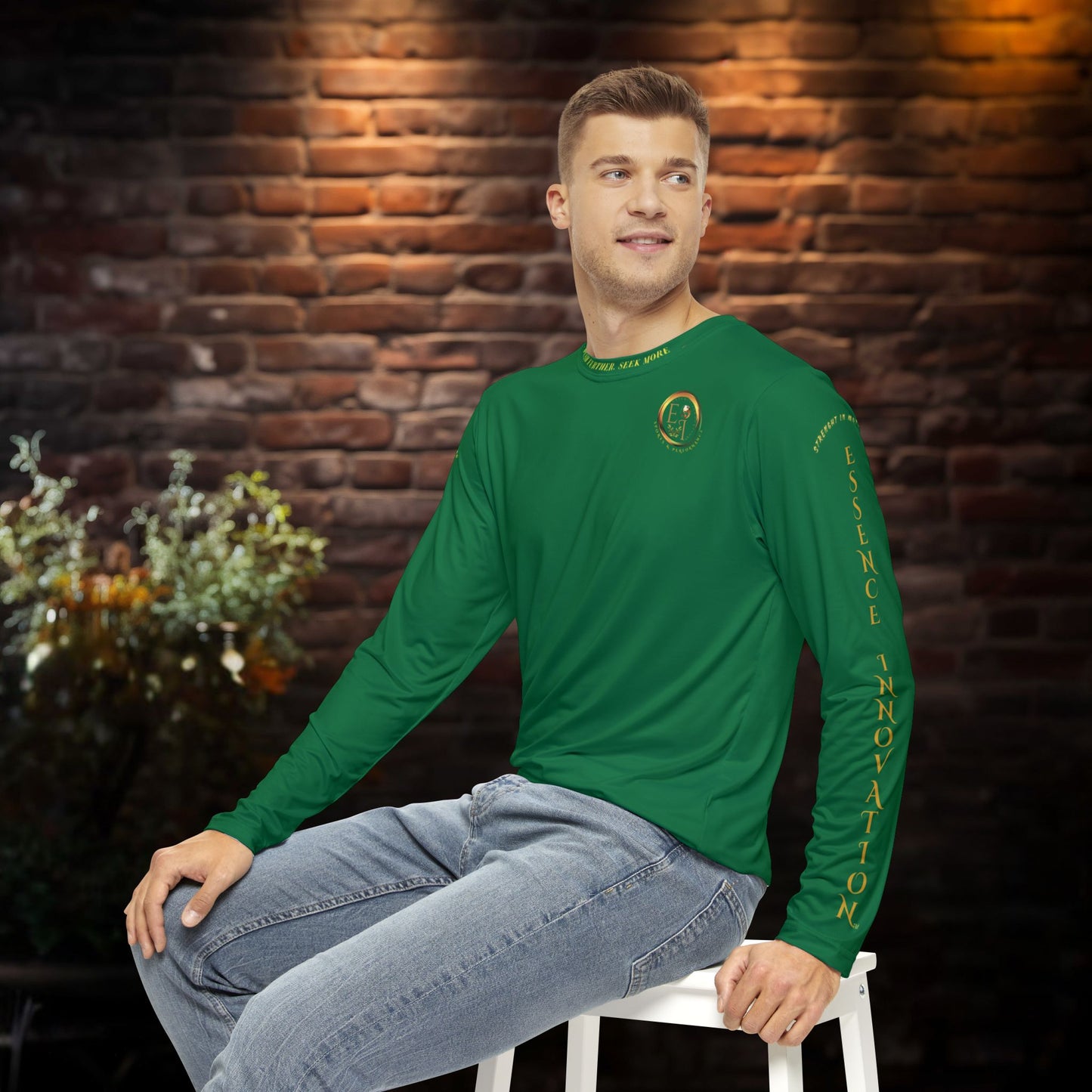 Seek More Performance XII | EI Sports Long Sleeve | Dark Green