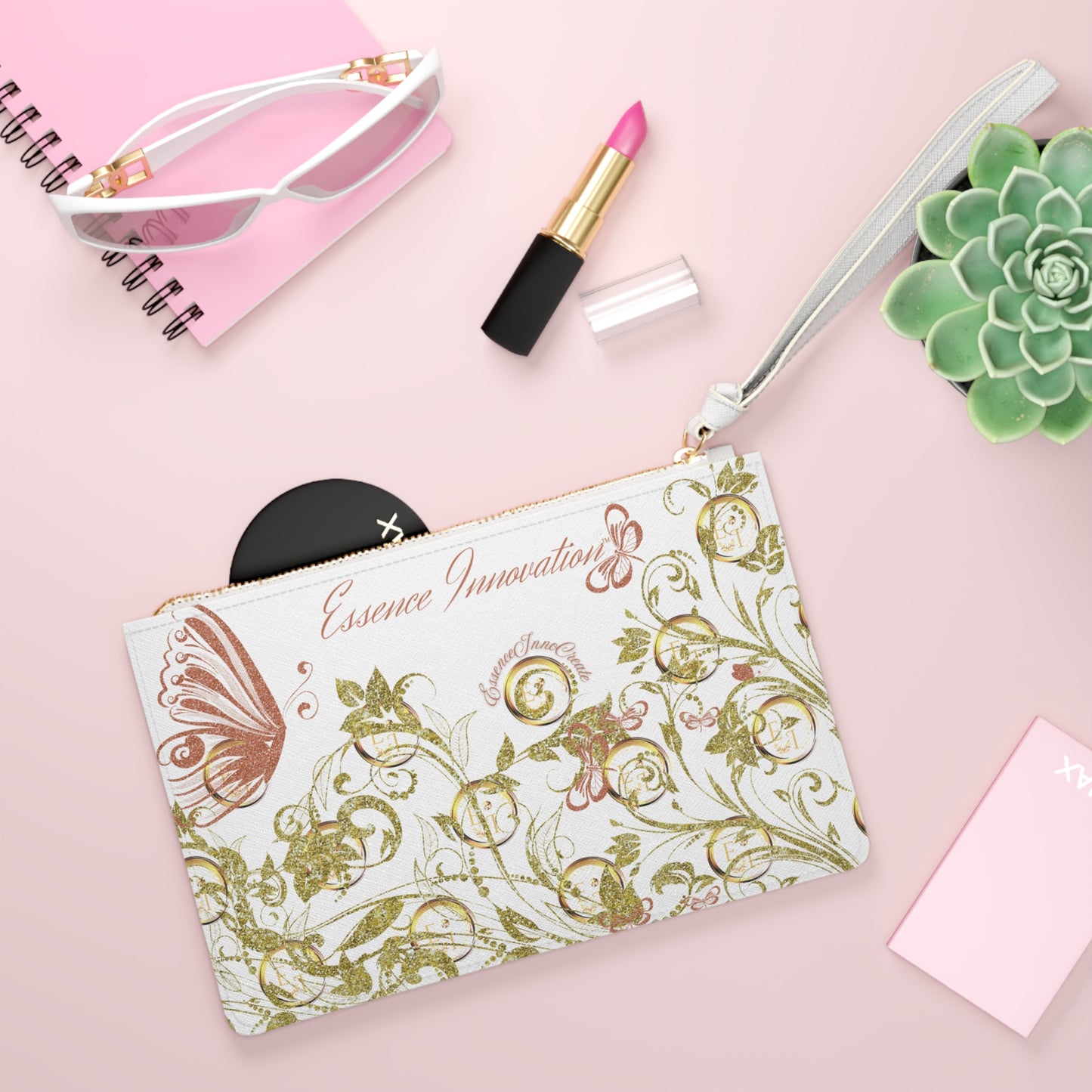 White Clutch Bag | EssenceInnoCreate | Bold Accessories