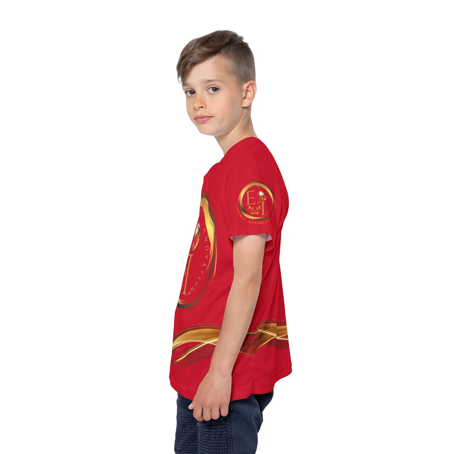 Essence Elite Youth LIII | Elite Sports Jersey | Boys Dark Red
