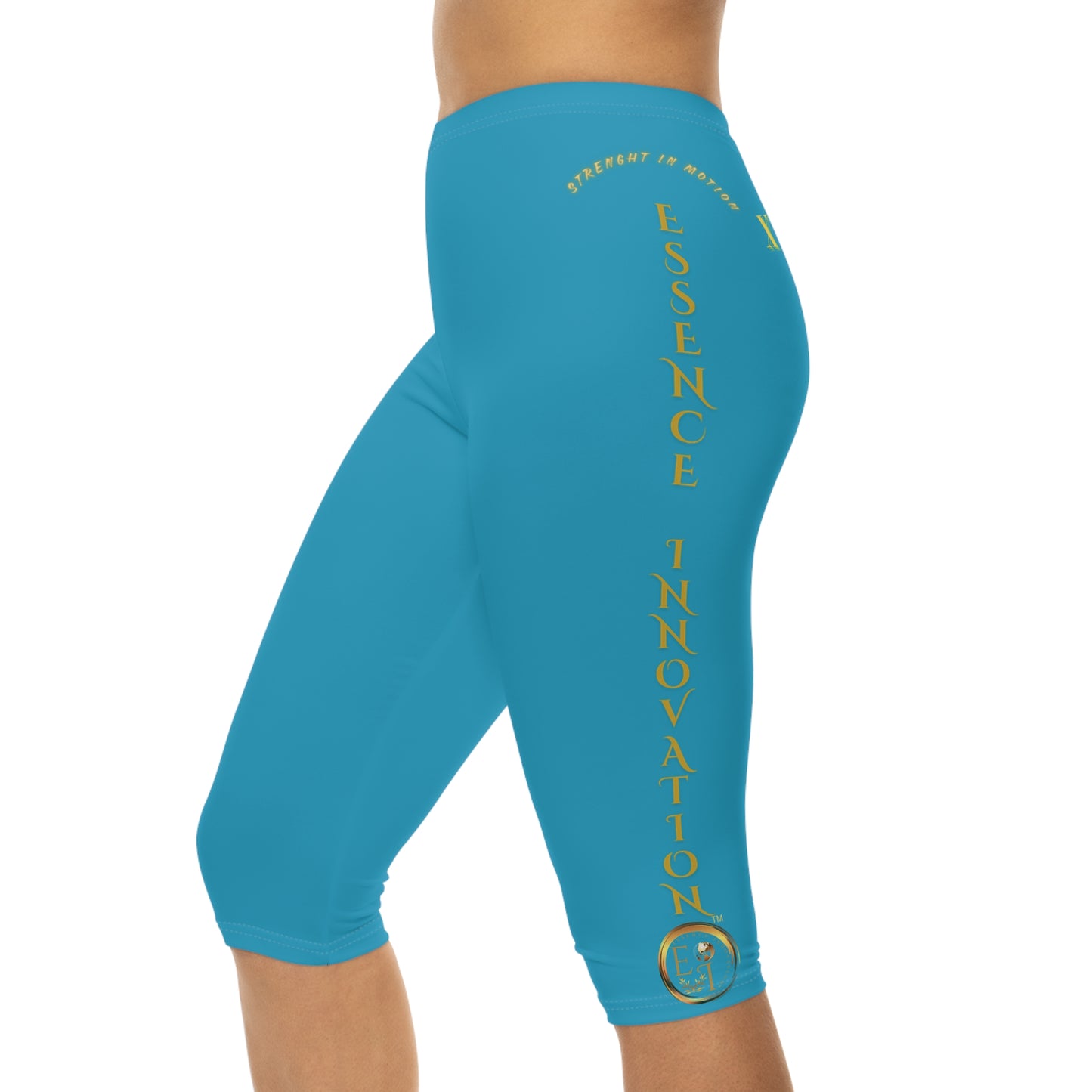 Seek More CL XV | Capri Leggings | EI Sports | Turquoise
