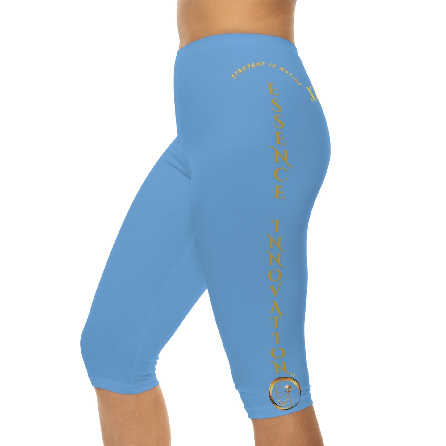 Seek More CL XIV | Capri Leggings | EI Sports | Light Blue
