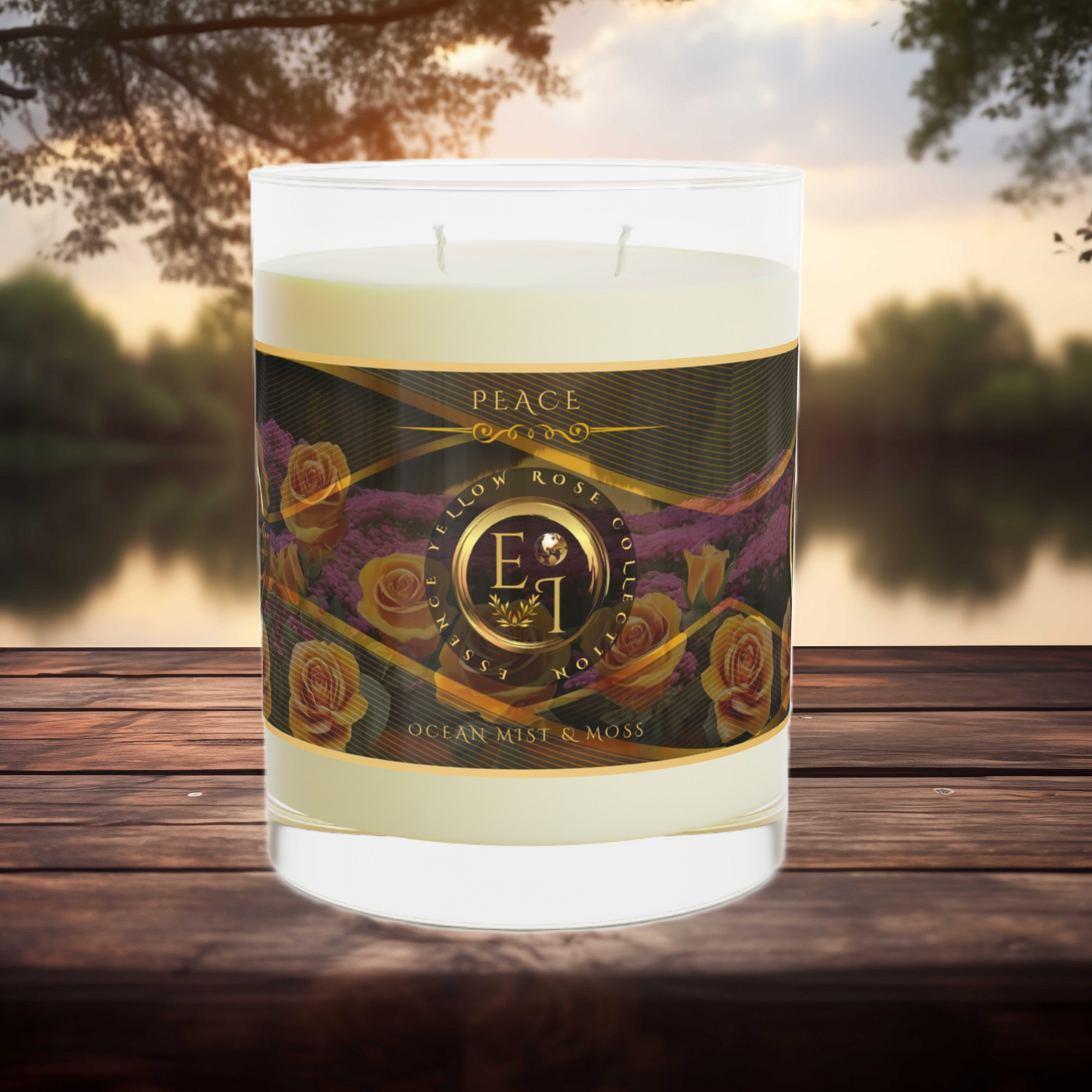 Peace | Essence Yellow Rose | Ocean Mist and Moss | 11oz