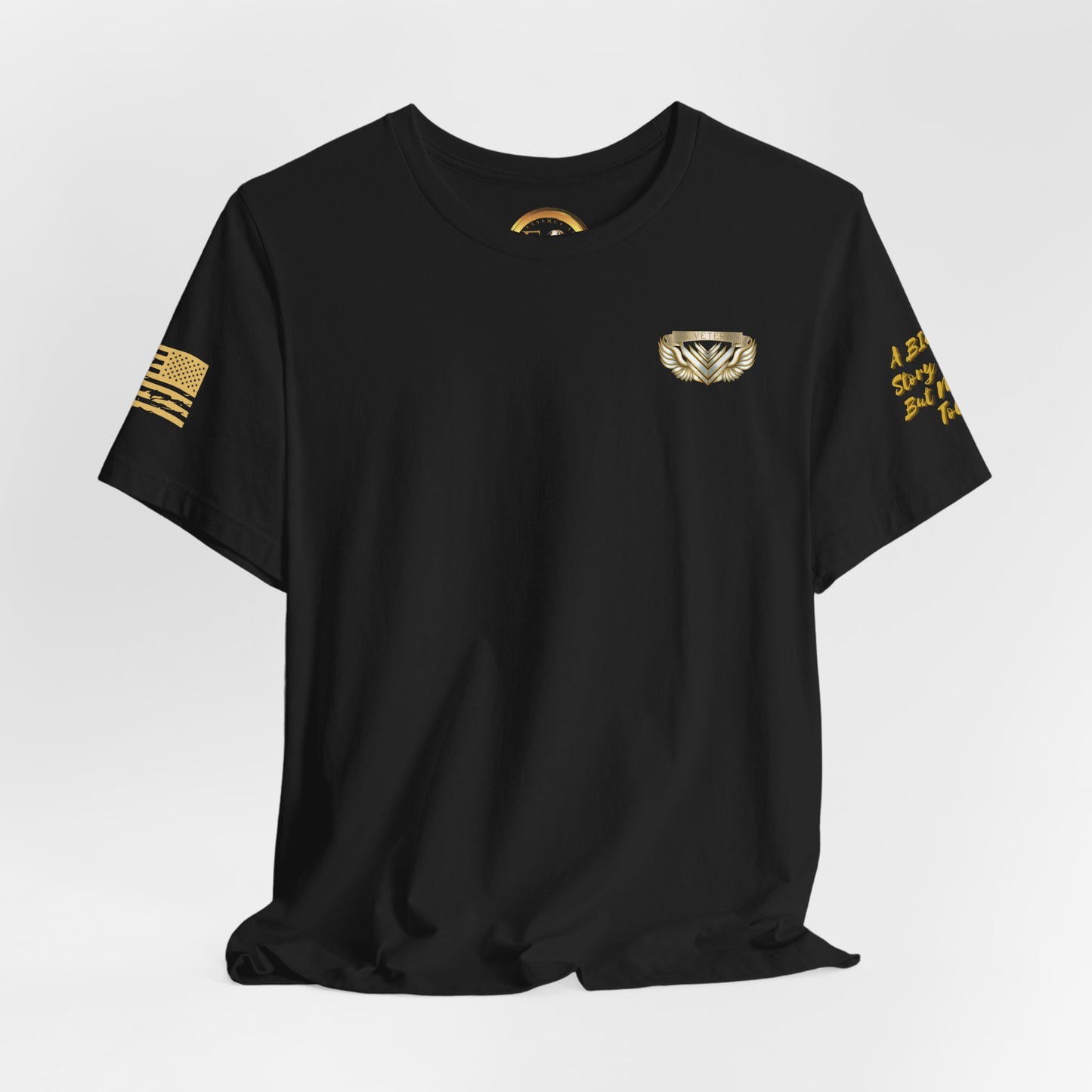 Essence Black Veteran Tee – Patriotic Shirt by Veteran-Owned Brand