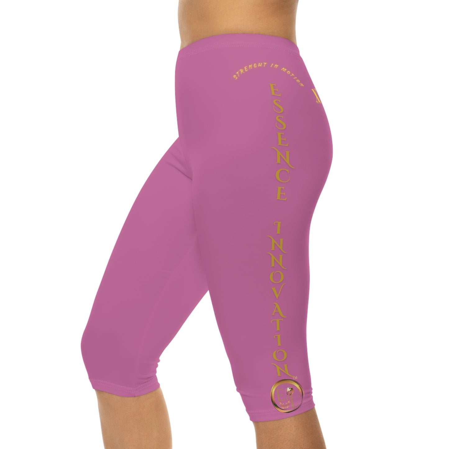 Seek More CL XVII | Capri Leggings | EI Sports | Light Pink