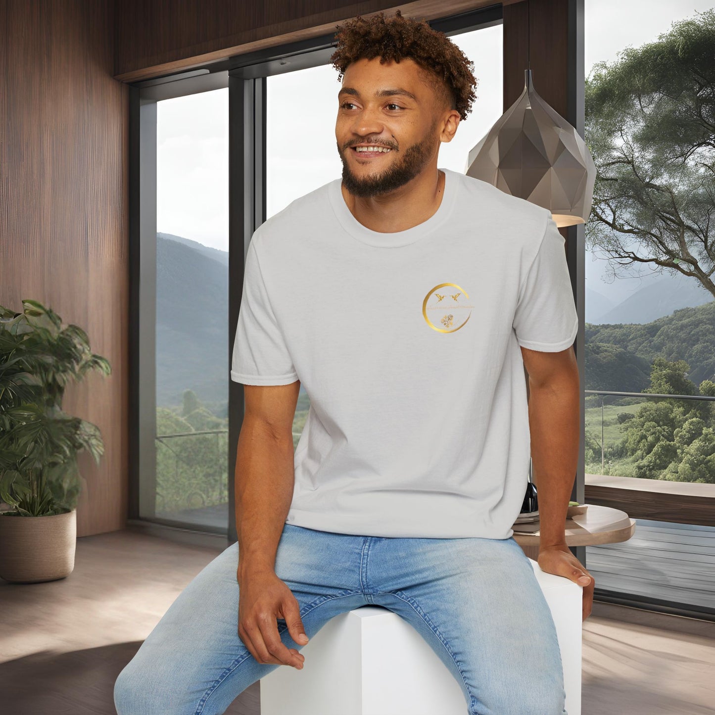 Ice Grey Softstyle Tee | EssenceInnoCreate | Unisex Streetwear