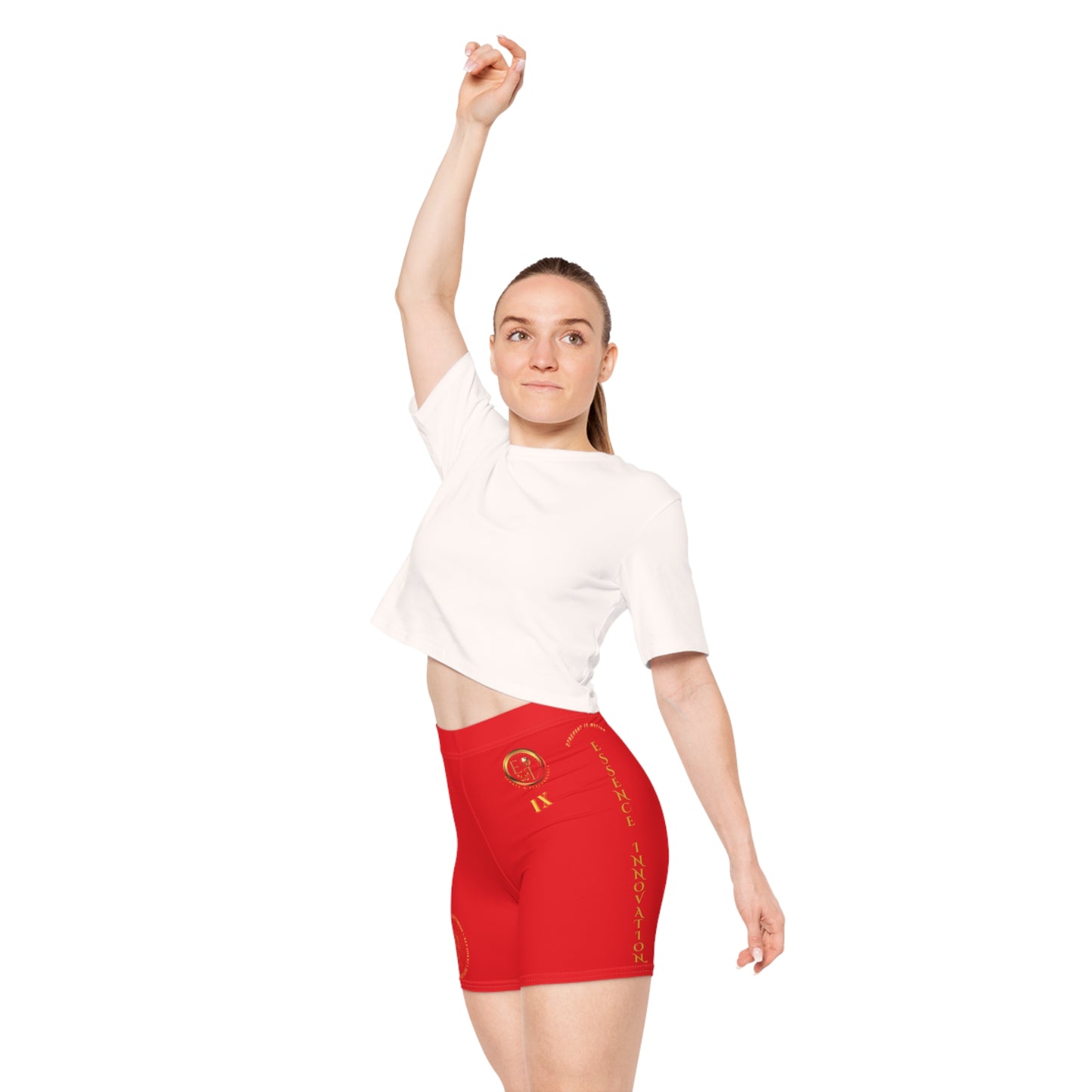 Seek More BS IX | EI Sports Biker Shorts | Red