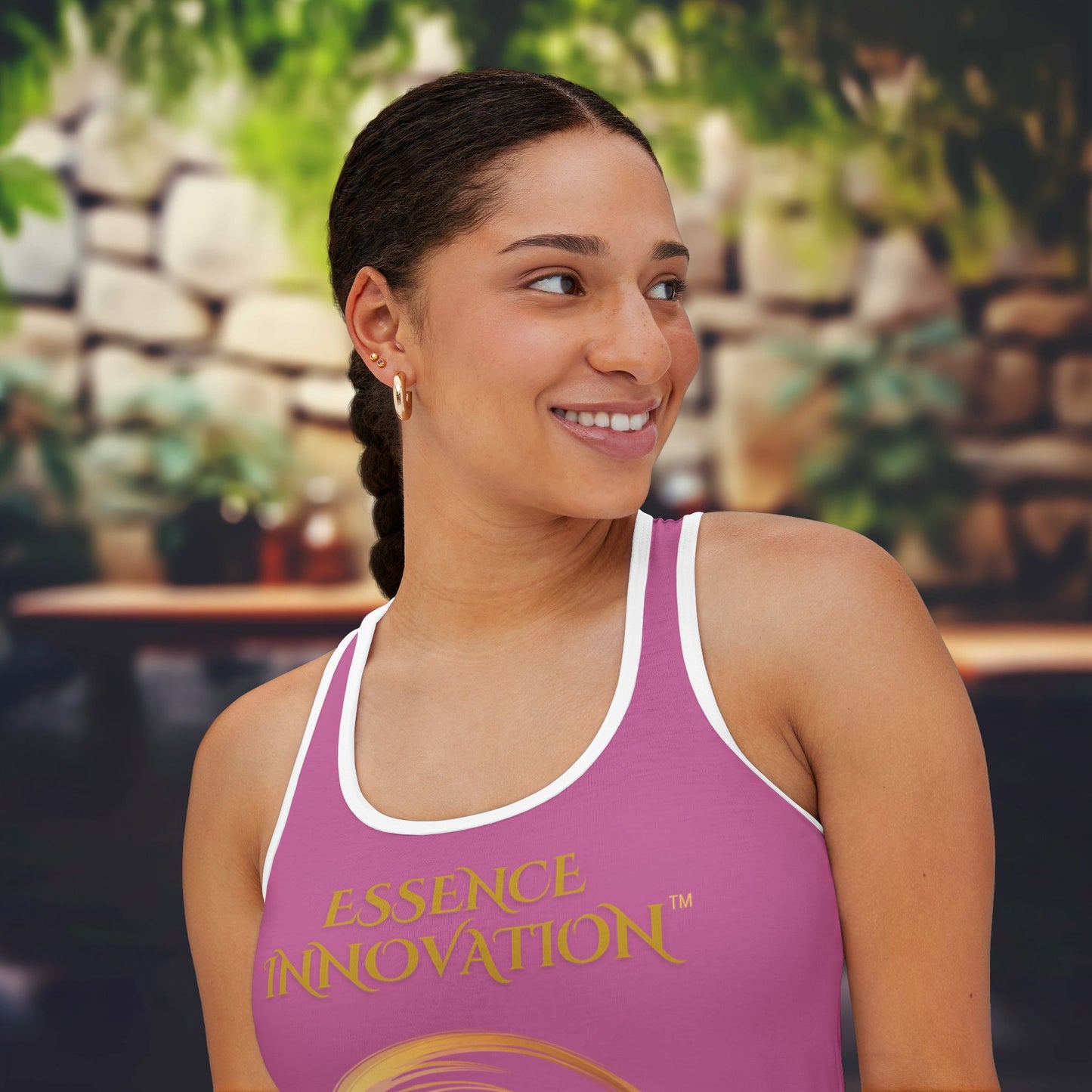 Seek More Luxe~T XVII | EI Sports Racerback Tank | Light Pink