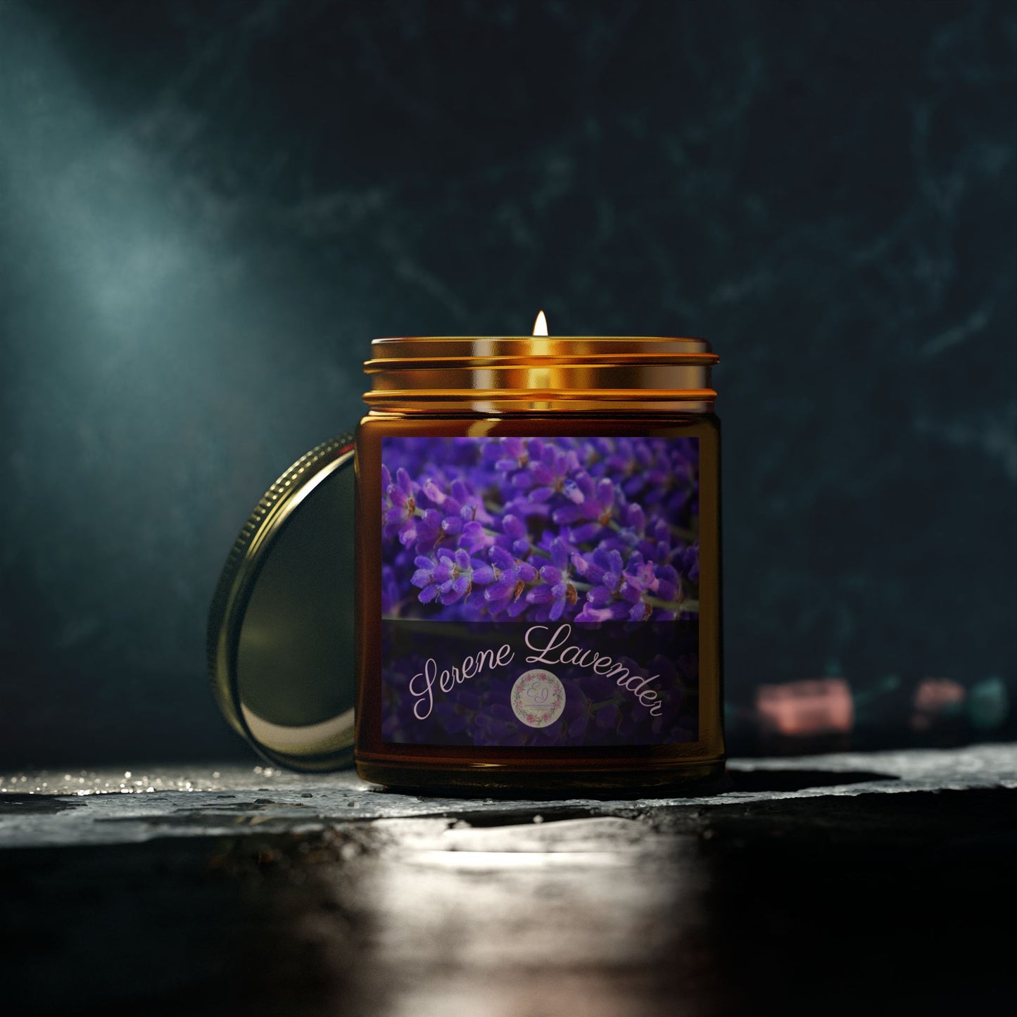 Fragrant Flower | Serene Candle – Lavender | 4oz, 9oz