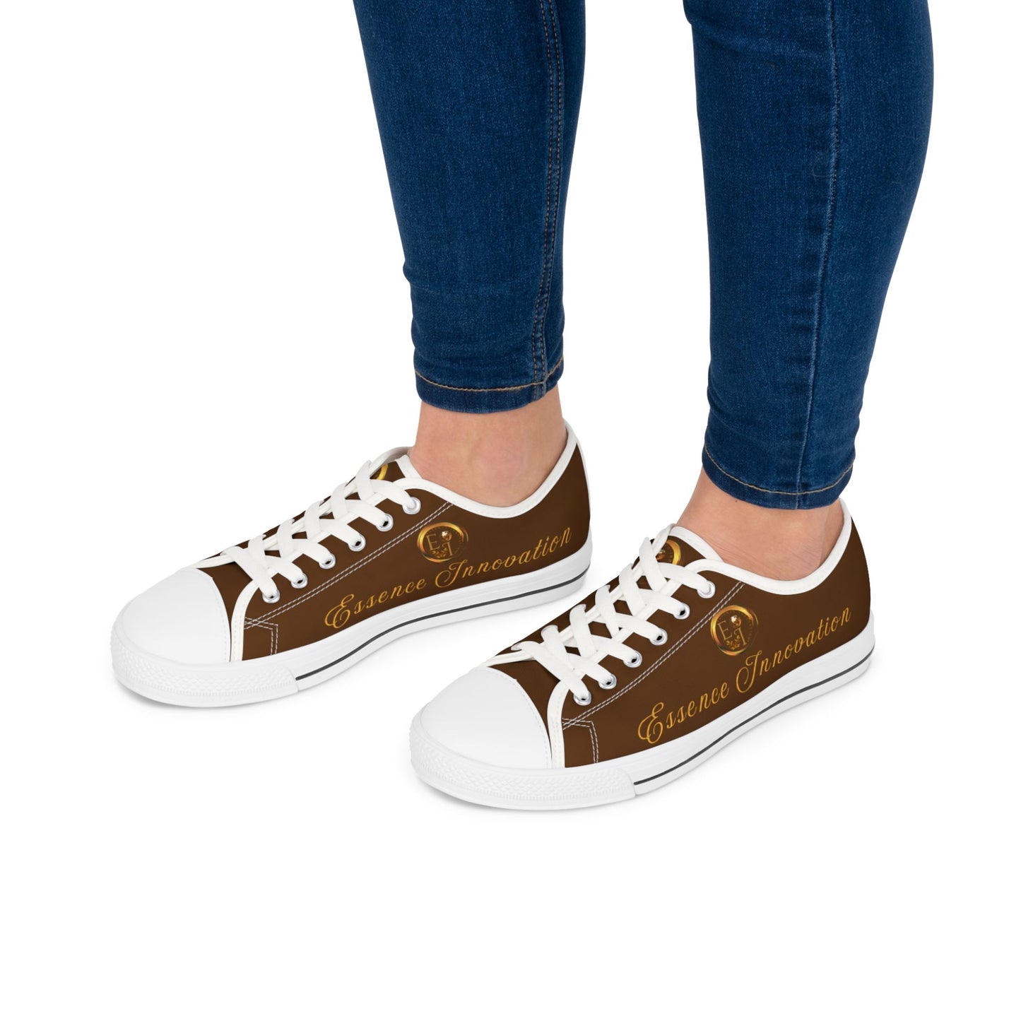 Ladies Essence Innovation Classics | Brown | White Sole LowTops