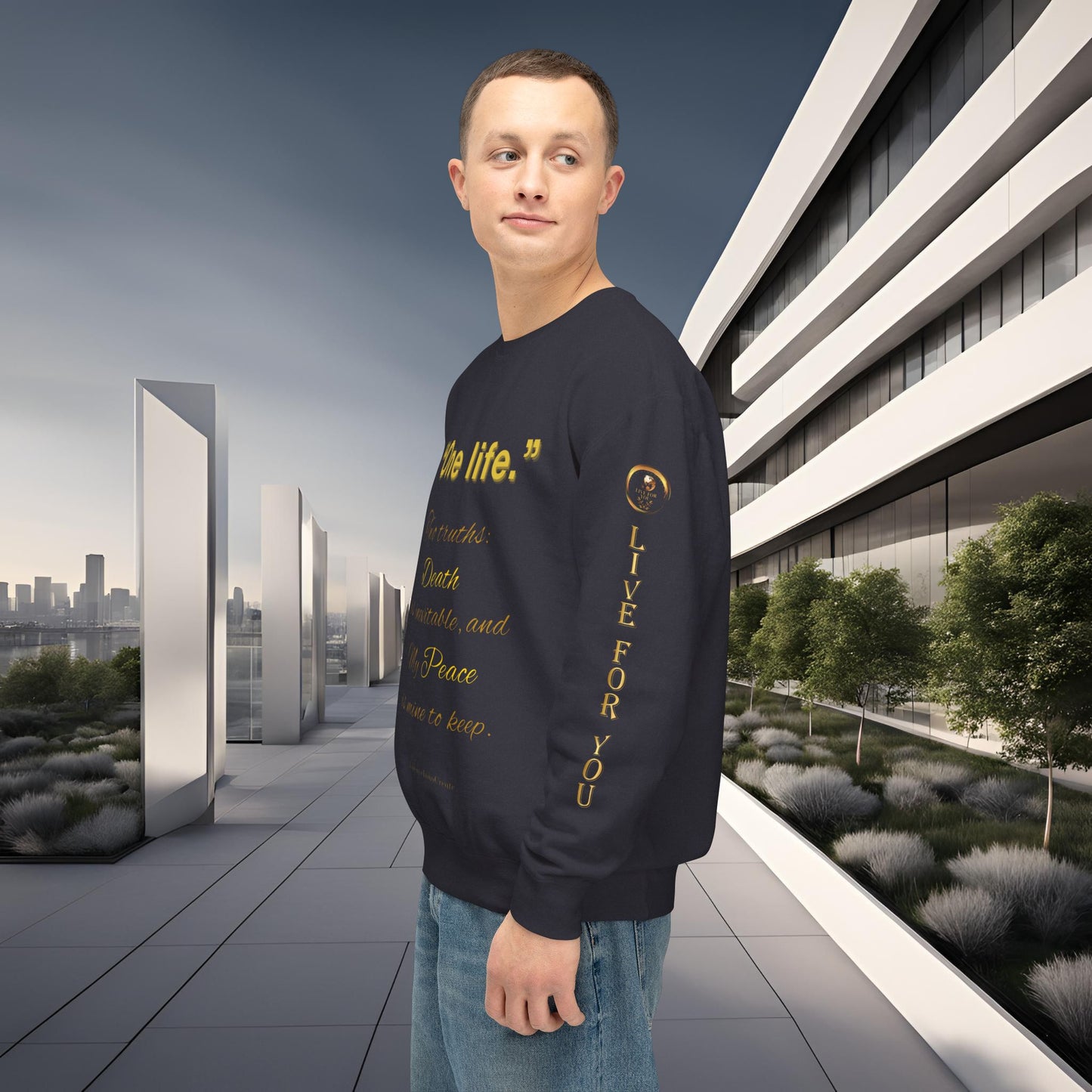 One Life Sweatshirt Black | The Bold Edition | EI Apparel