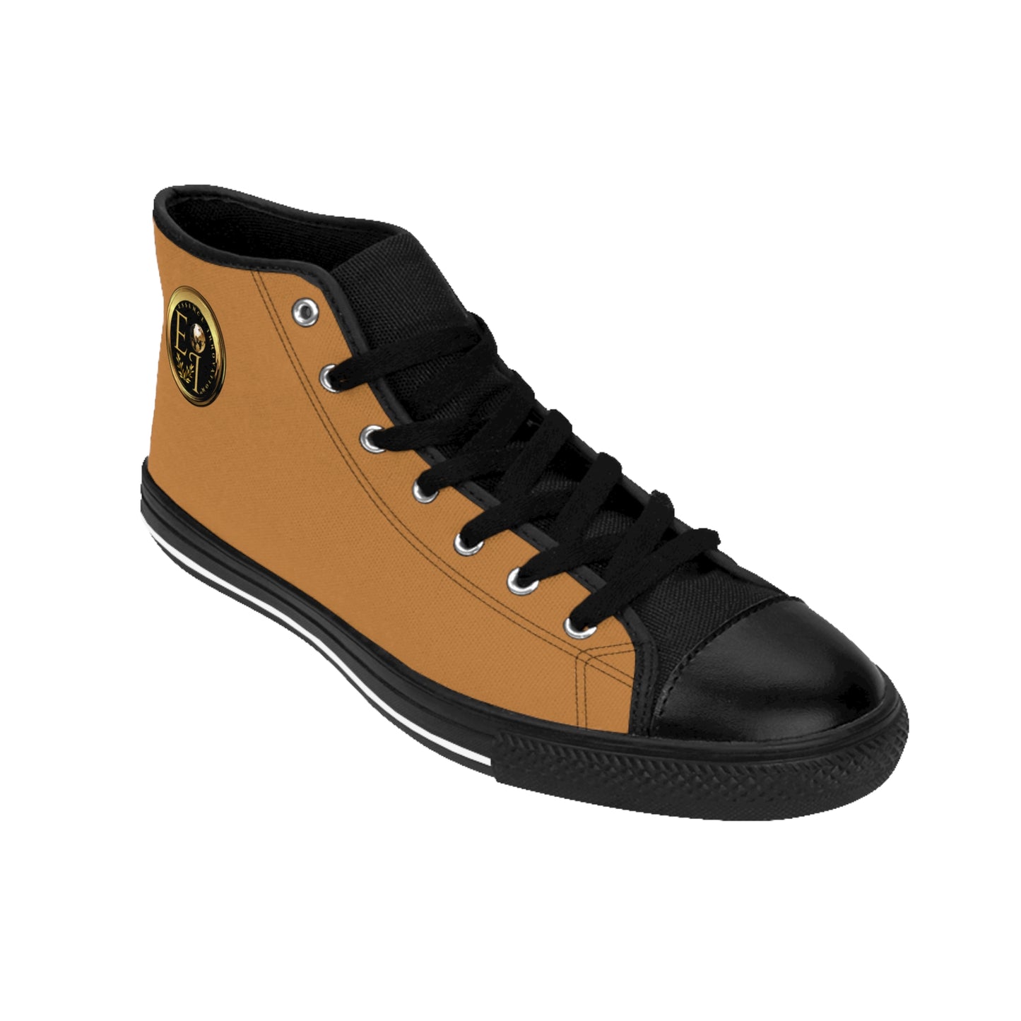 Essence Innovation Mens Streetwear | HighTop Sneakers | Light Brown