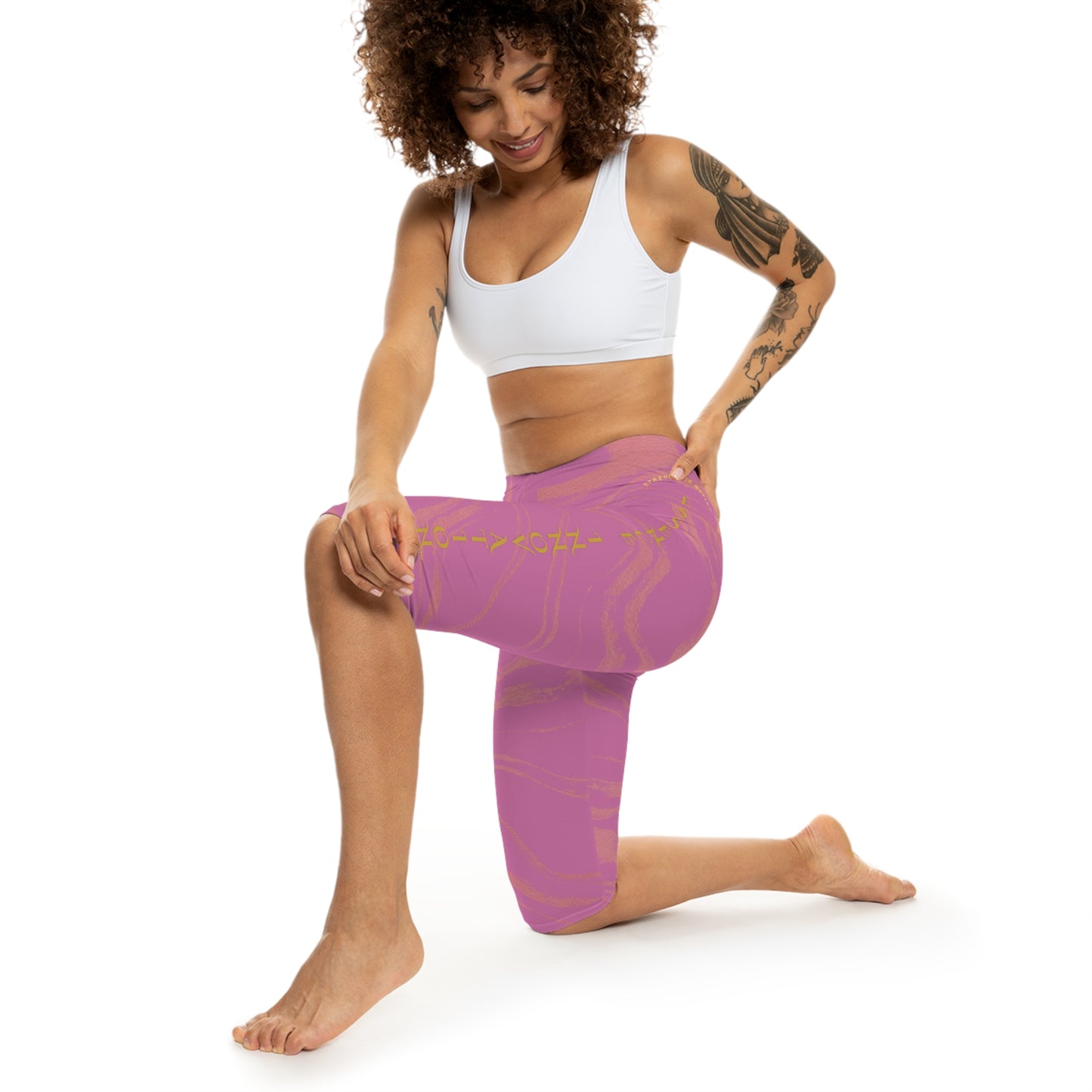 Seek More CLS XVII | Capri Leggings | EI Sports | Light Pink