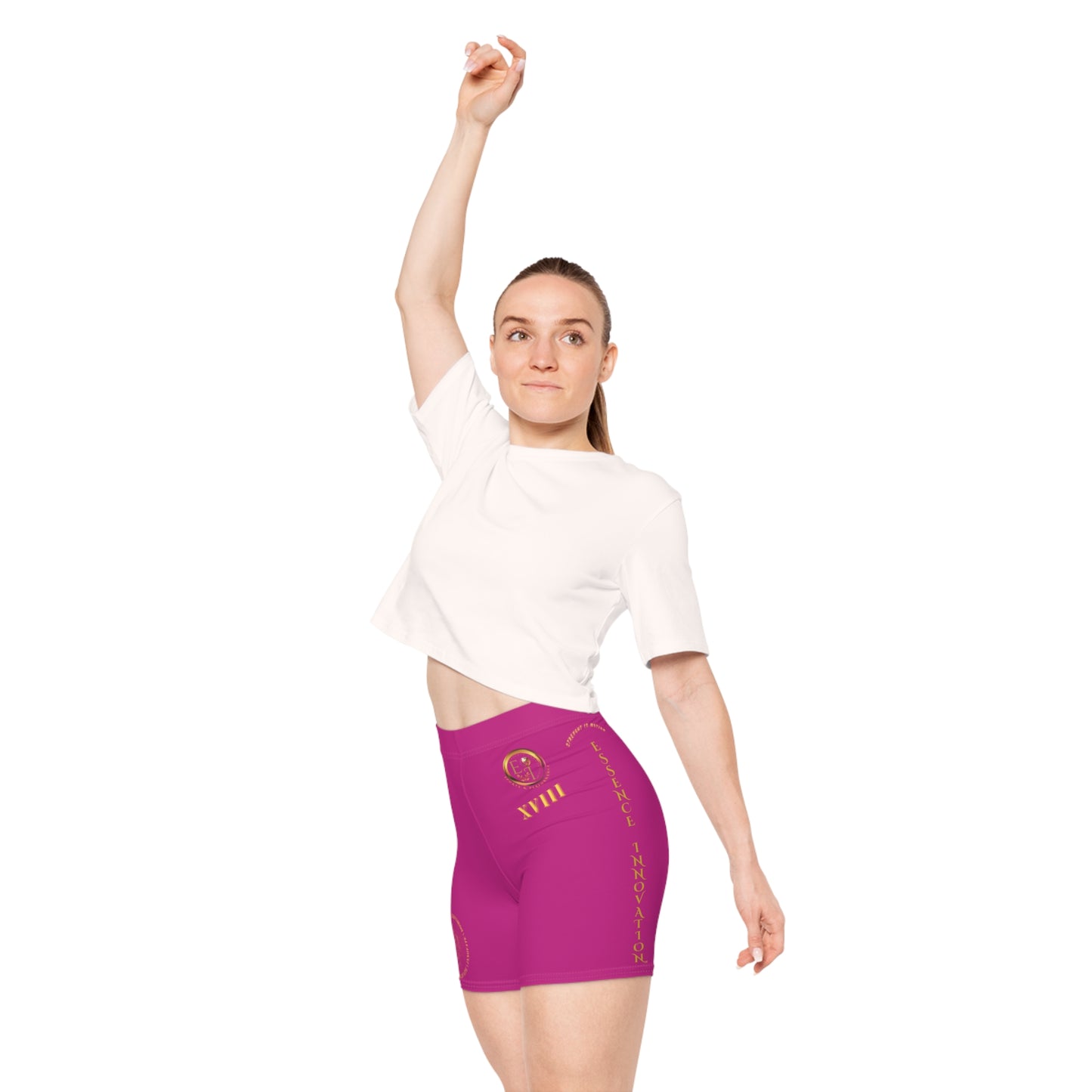 Seek More BS XVIII | EI Sports Biker Shorts | Pink