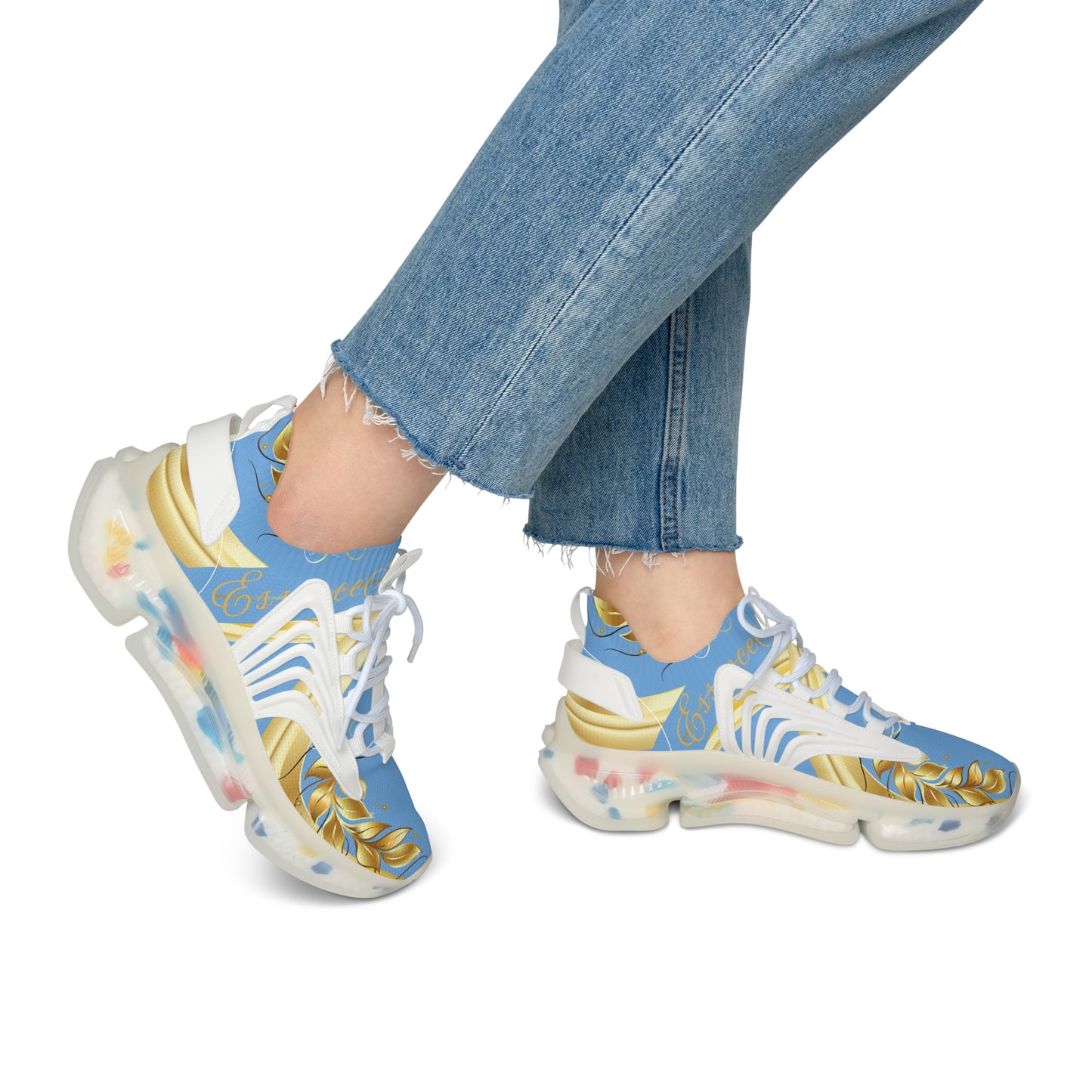 Ladies EssenceInnoCreate Luxe Lightning | Mesh Sneakers | Light Blue