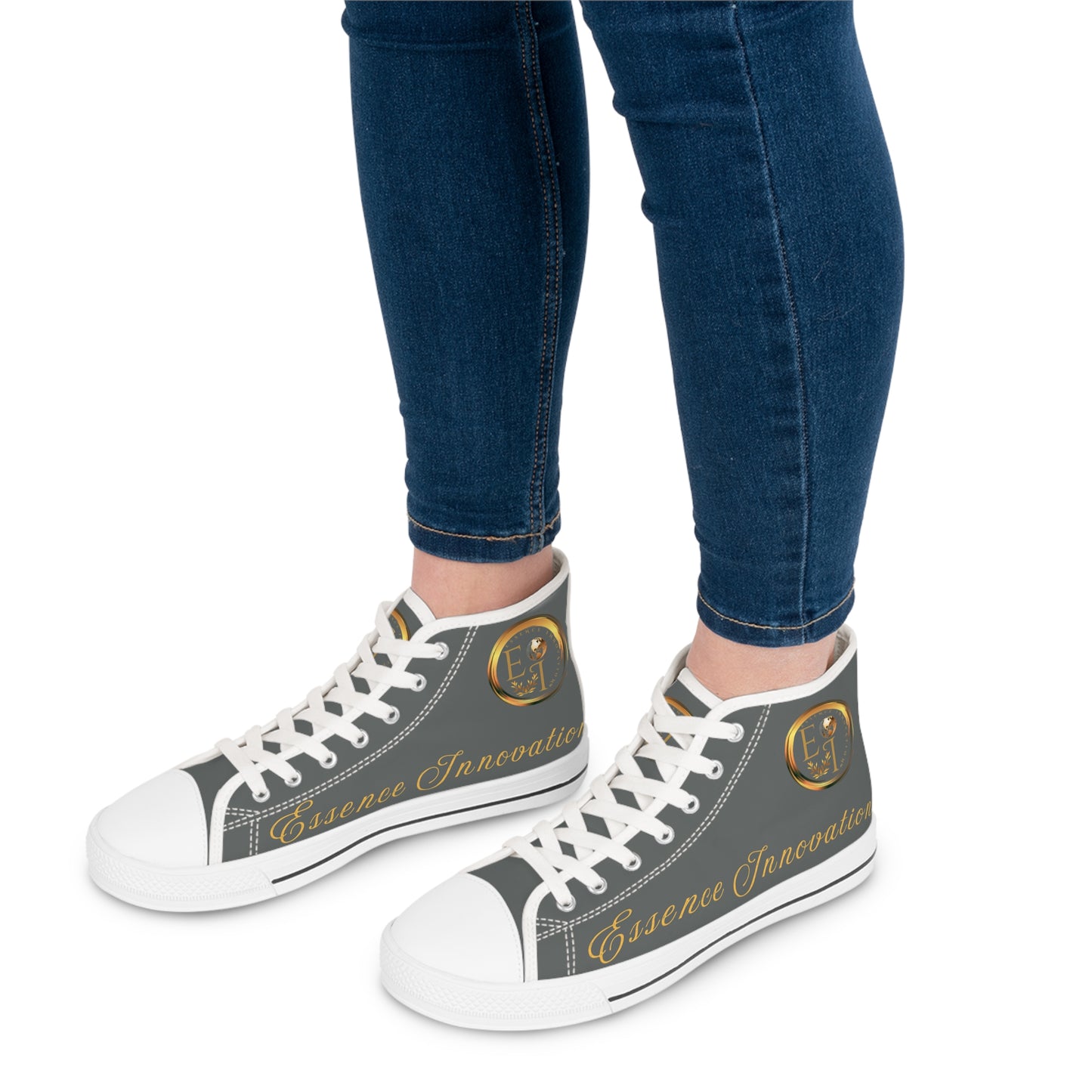 Ladies Essence Innovation Classics | Dark Grey | White Sole HighTops
