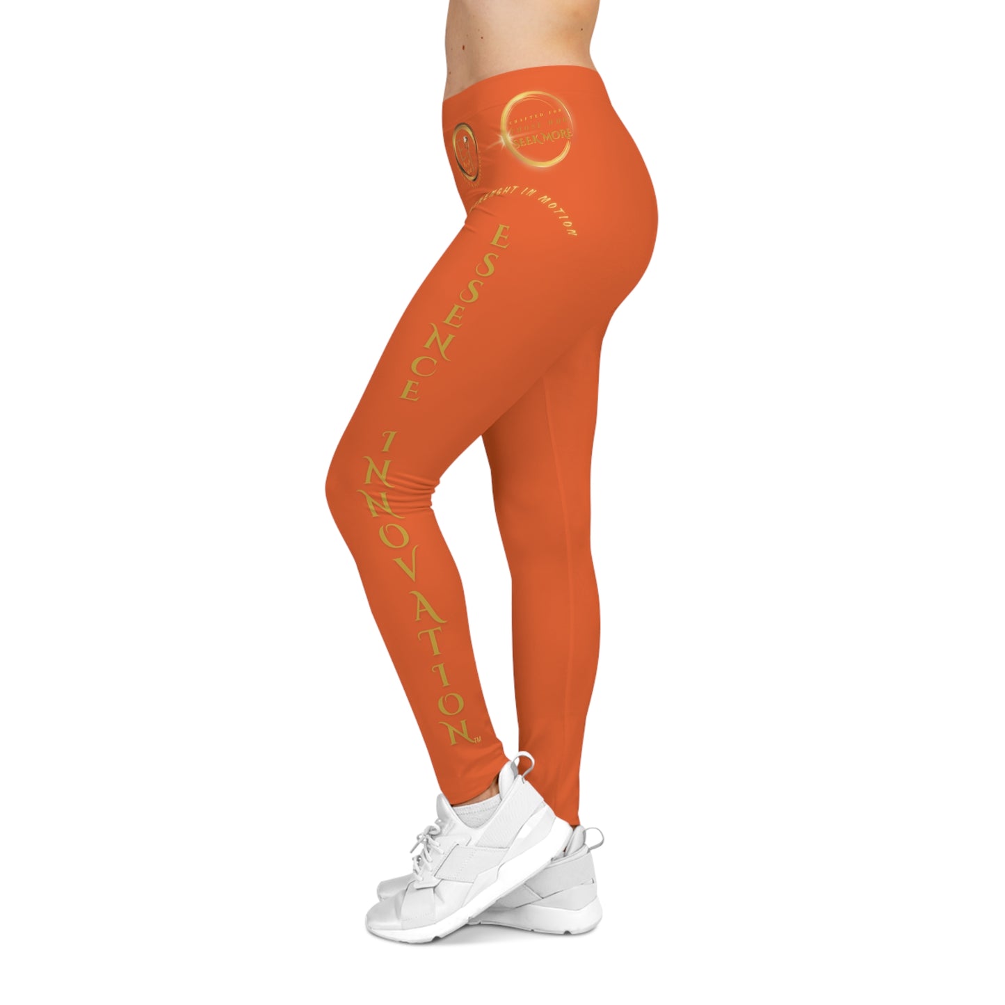 Seek More Premium XI | EI Sports Leggings | Orange