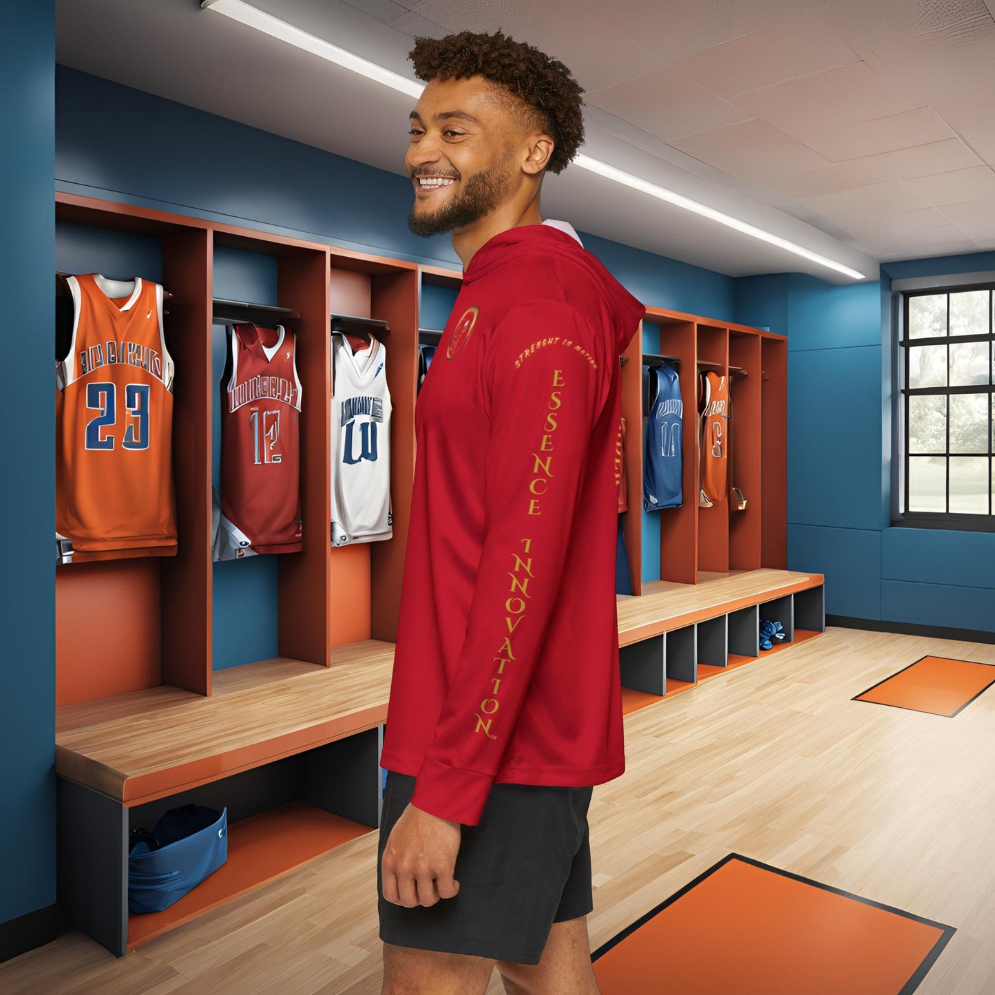 Seek More Momentum X | EI Sports Hoodie | Dark Red