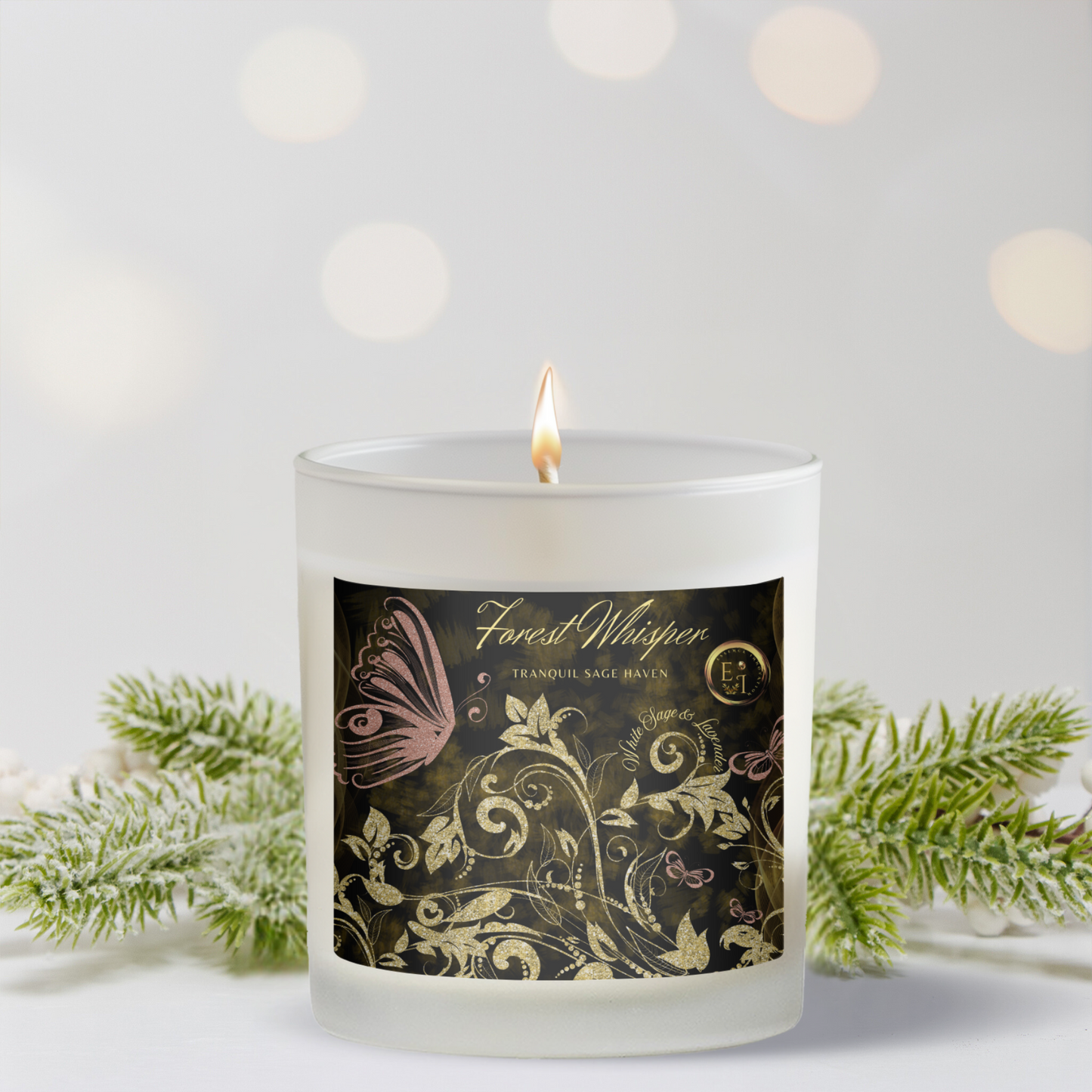 Tranquil Sage Haven | White Sage + Lavender | Luxury Candles 11oz