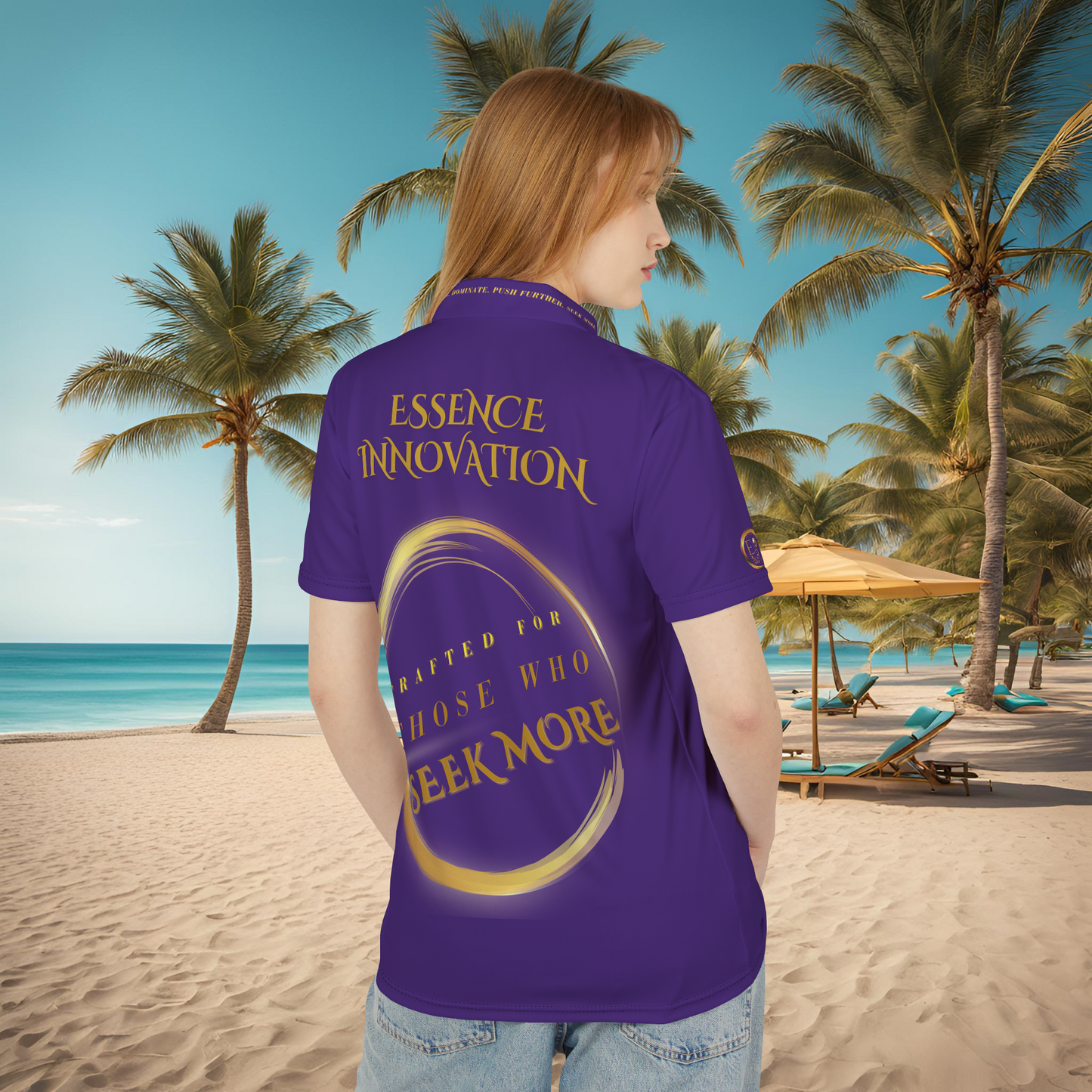 Seek More Elevation XVI | Unisex Performance Polo Purple | EI Sports