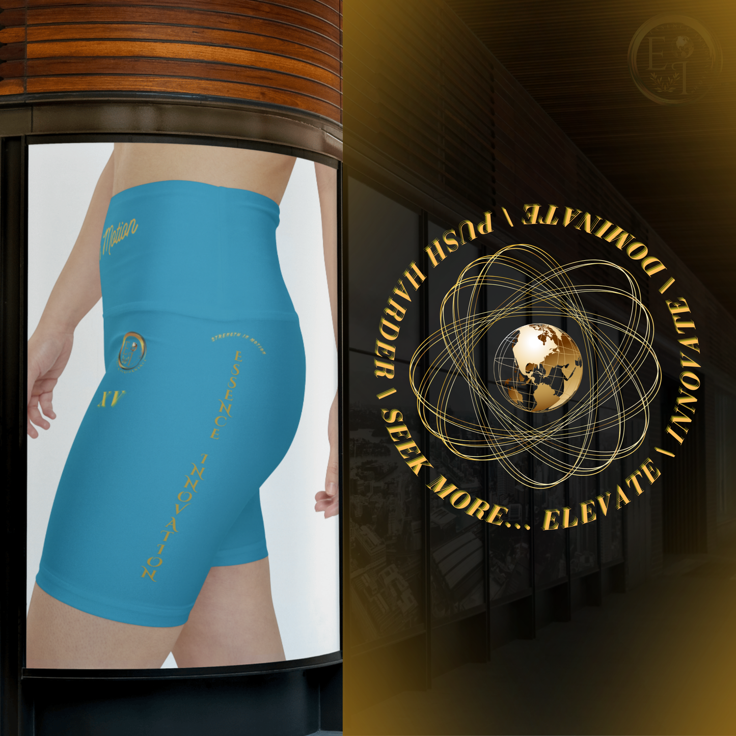 Strength In Motion XV | Ladies Workout Shorts | Turquoise