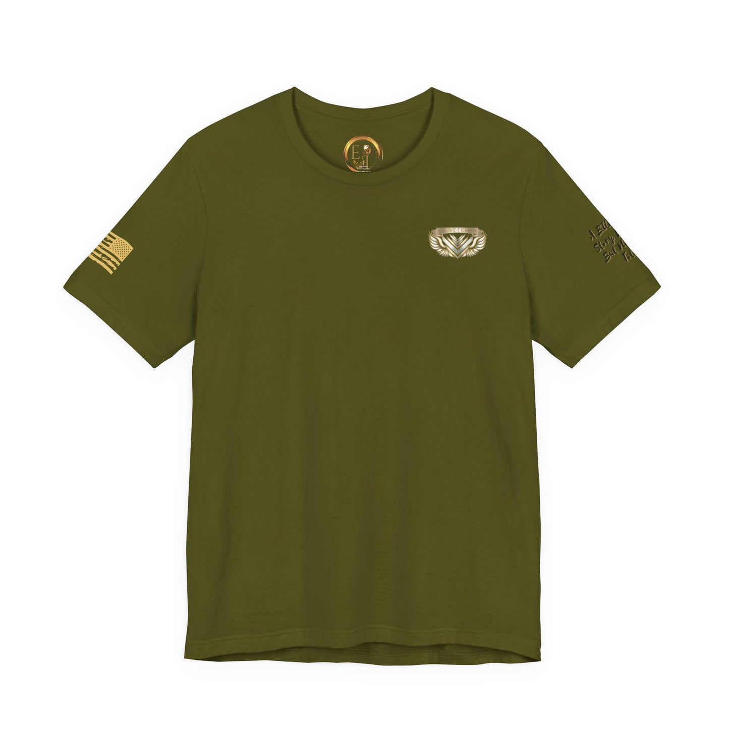 Essence Crest Veteran Tee | Honor, Strength, Quiet Legacy | 13 Colors