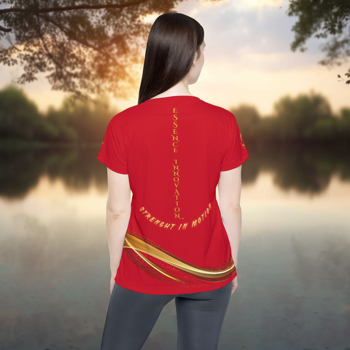 Seek More Luxe~J X | EI Sports Performance Jersey | Dark Red