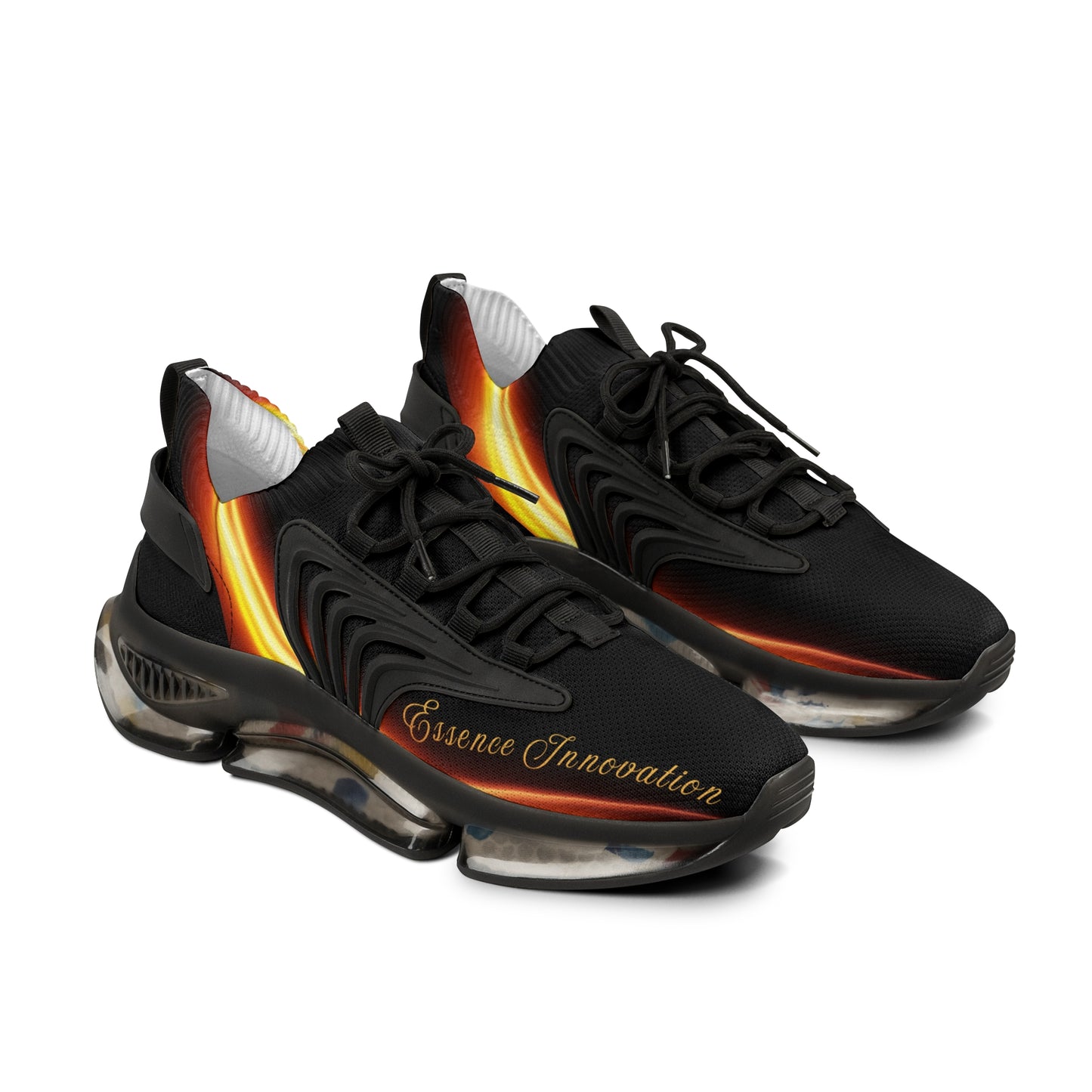 Black Trendsetter Flame Black | Men’s Performance Sneakers | Black Sole