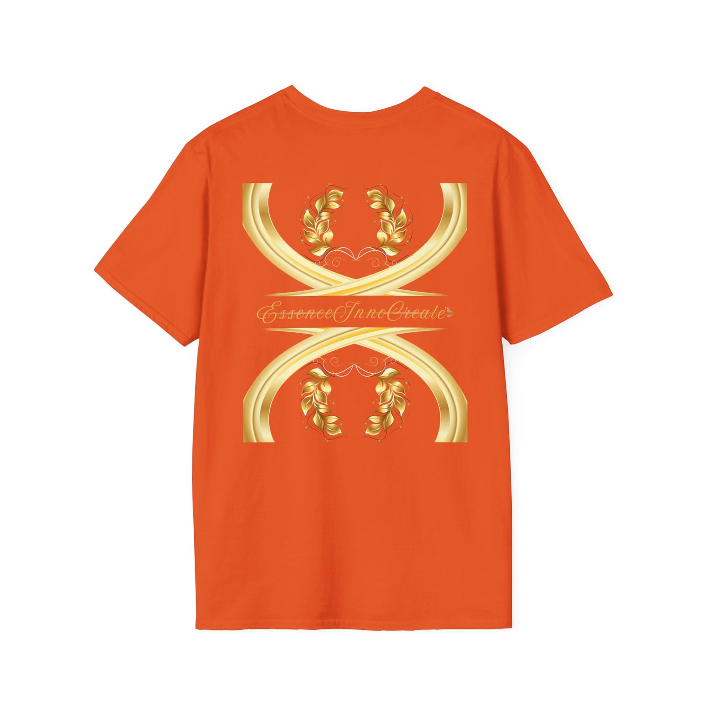 Orange Softstyle Tee | EssenceInnoCreate | Unisex Streetwear