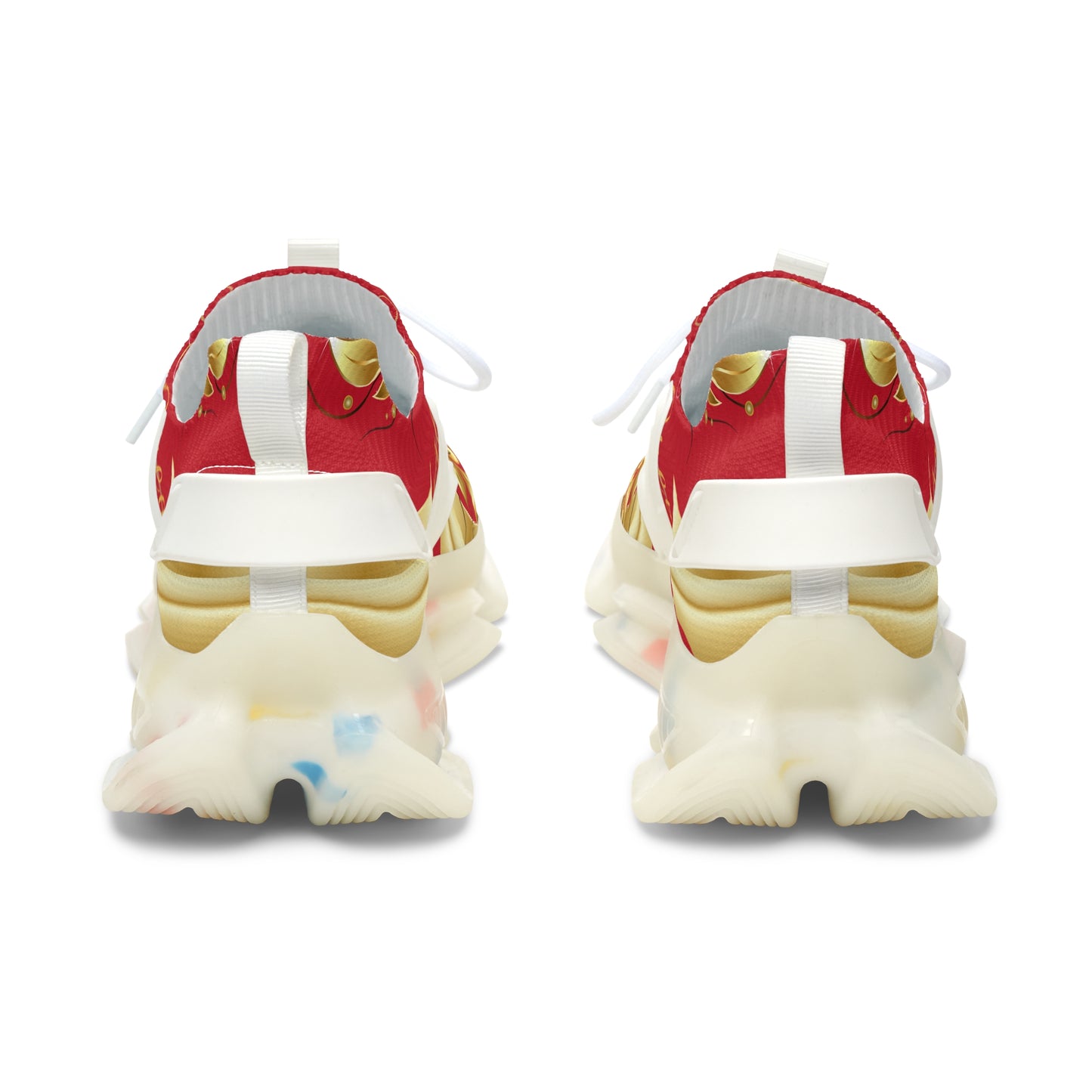 Ladies EssenceInnoCreate Luxe Lightning | Mesh Sneakers | Dark Red