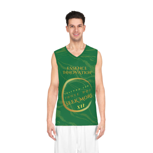 Precision XII Basketball Jersey | Seek More | Dark Green