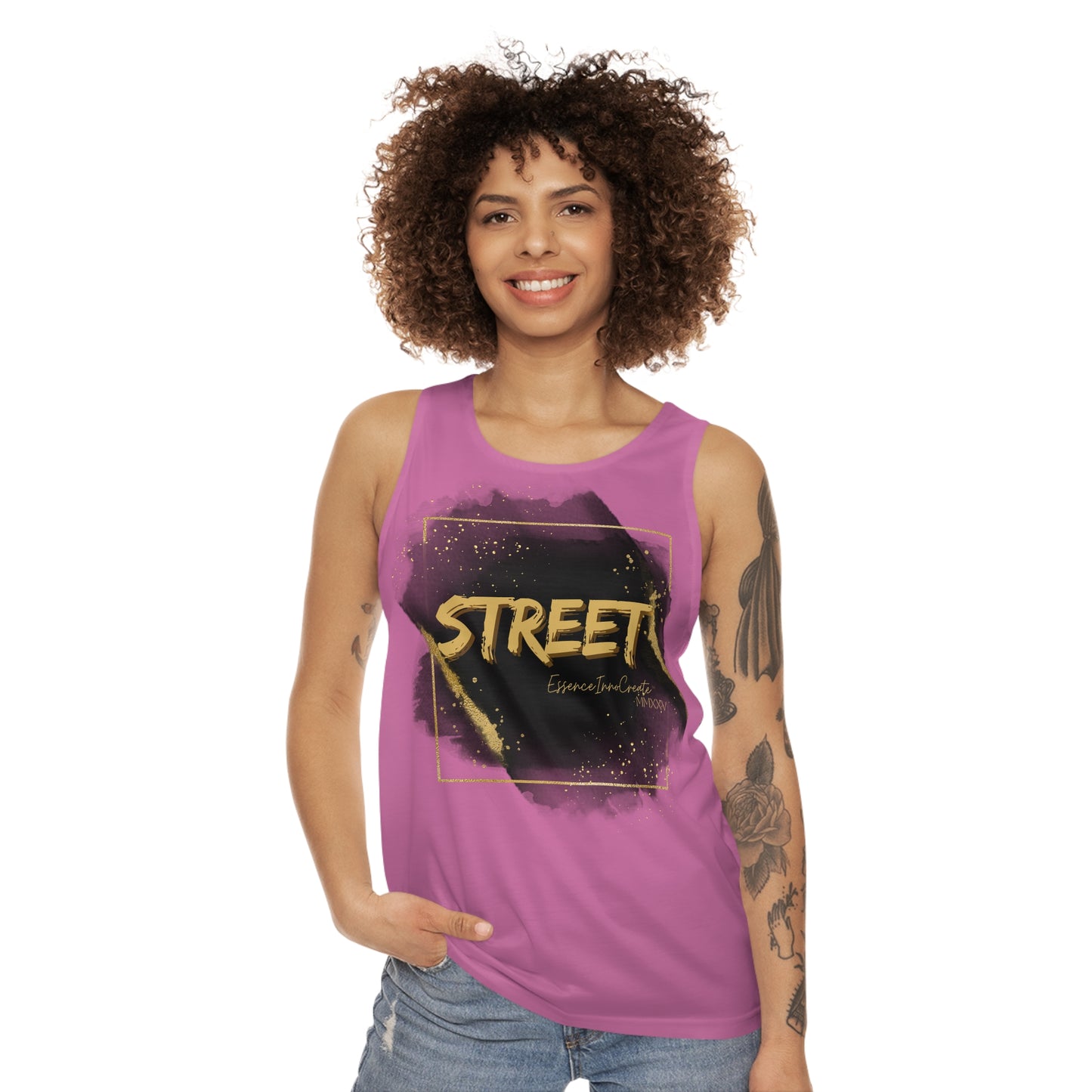 Street Wear Tank XVII | EssenceInnoCreate | Light Pink