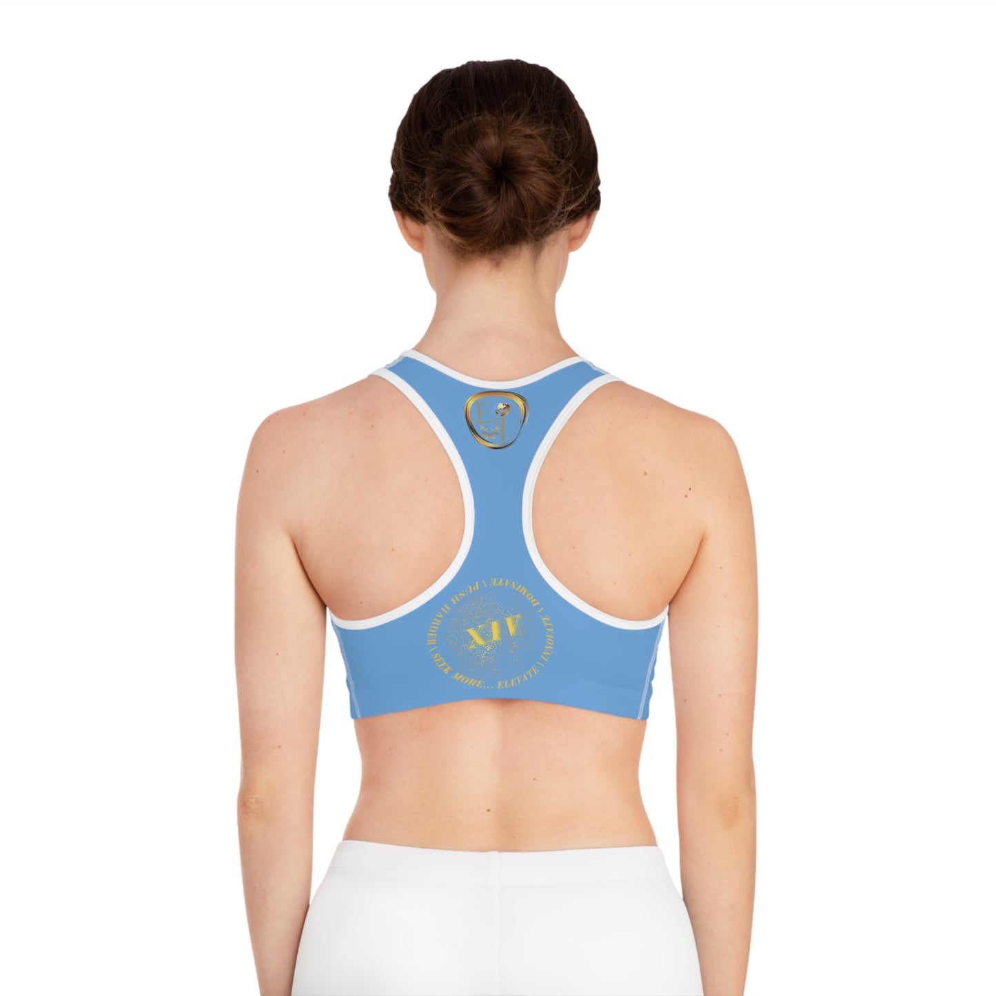 Seek More SB XIV | EI Sports Bra | Light Blue