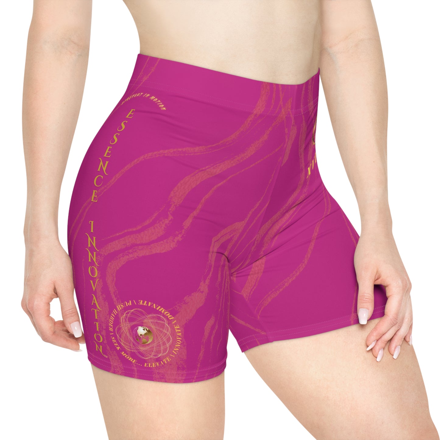 Seek More BSS XVIII | EI Sports Biker Shorts | Pink