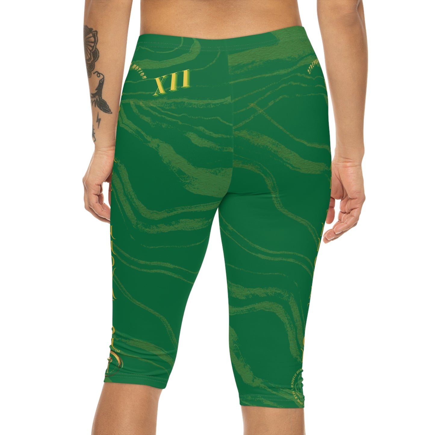 Seek More CLS XII | Capri Leggings | EI Sports | Dark Green