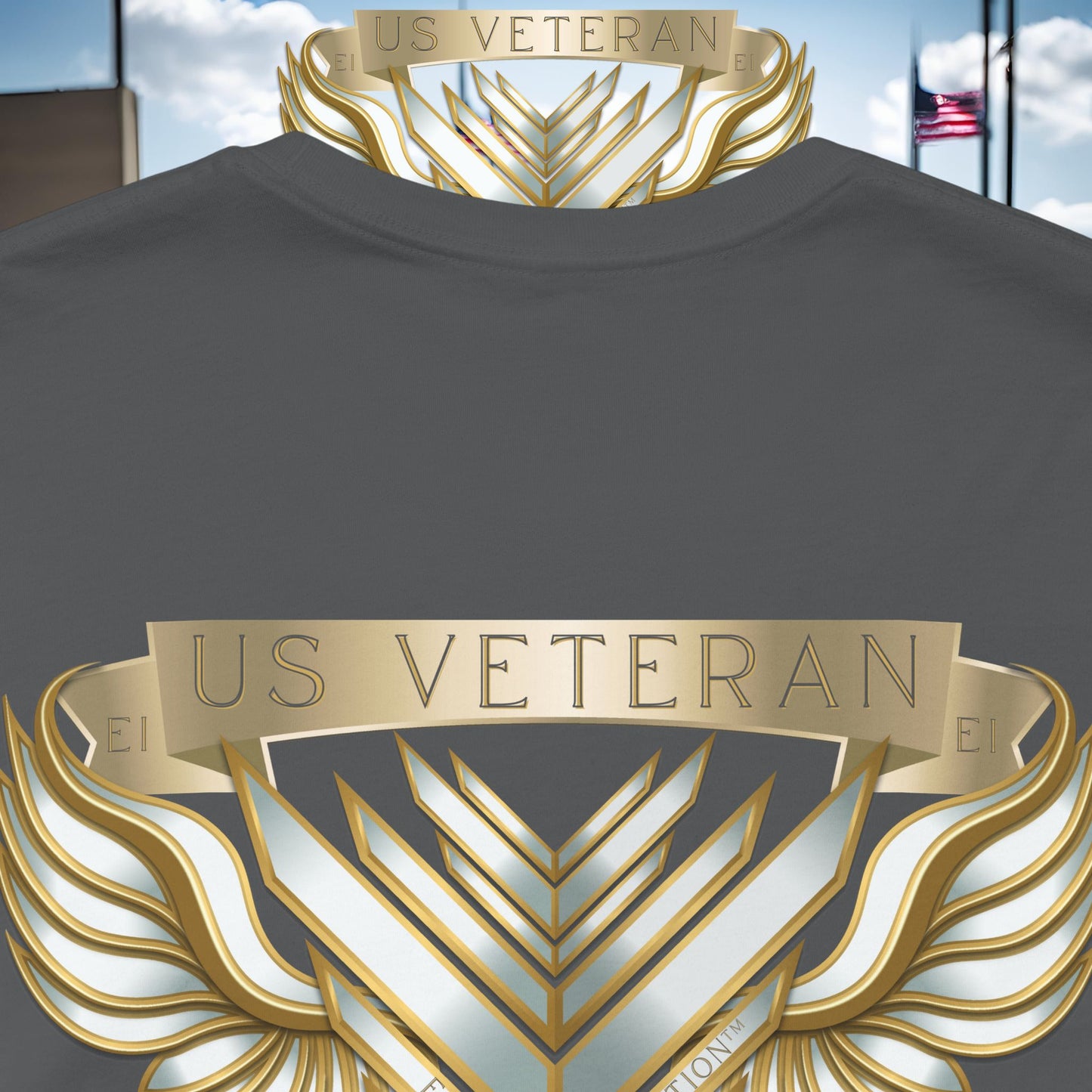 Essence Asphalt Veteran Tee – Minimalist Tribute Shirt