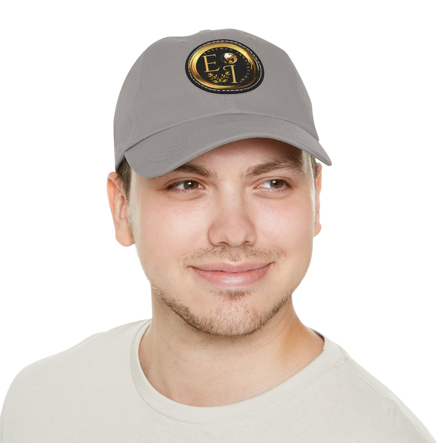 Grey EI Logo Hat | Neutral Elegance | EI Sports