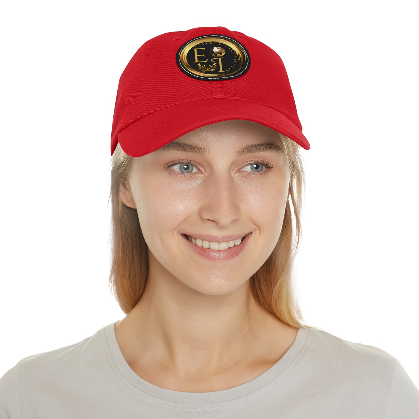 Red EI Logo Hat | Vibrant Statement Piece | EI Sports