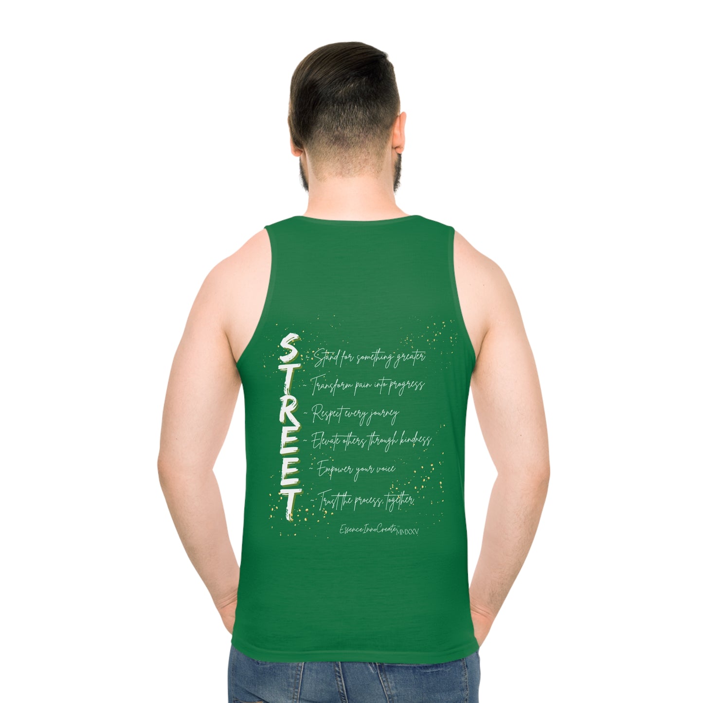 Street Wear Tank XII | EssenceInnoCreate | Dark Green