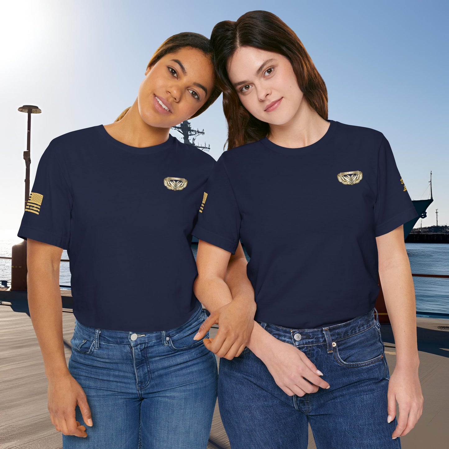 Essence Navy Veteran Tee – Deep Patriotic T-Shirt