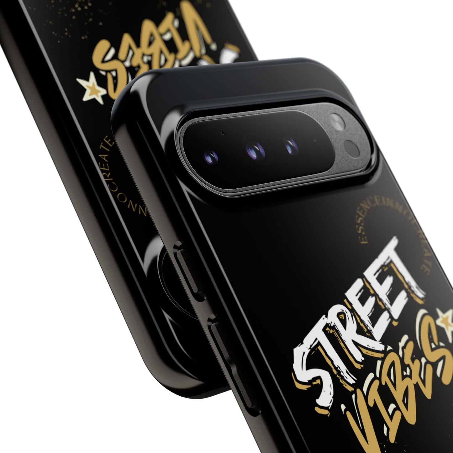 EssenceInnoCreate® Street Vibes Black Phone Case