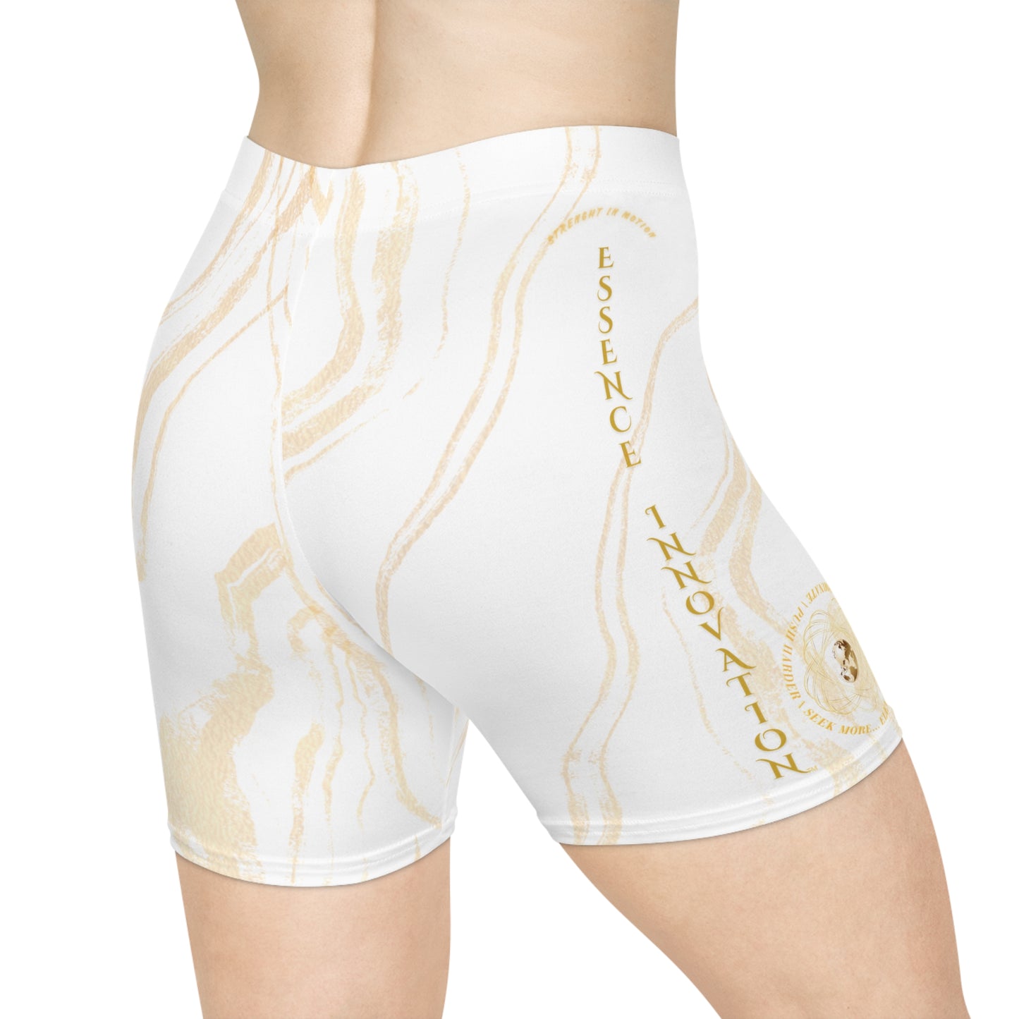 Seek More BSS VI | EI Sports Biker Shorts | White