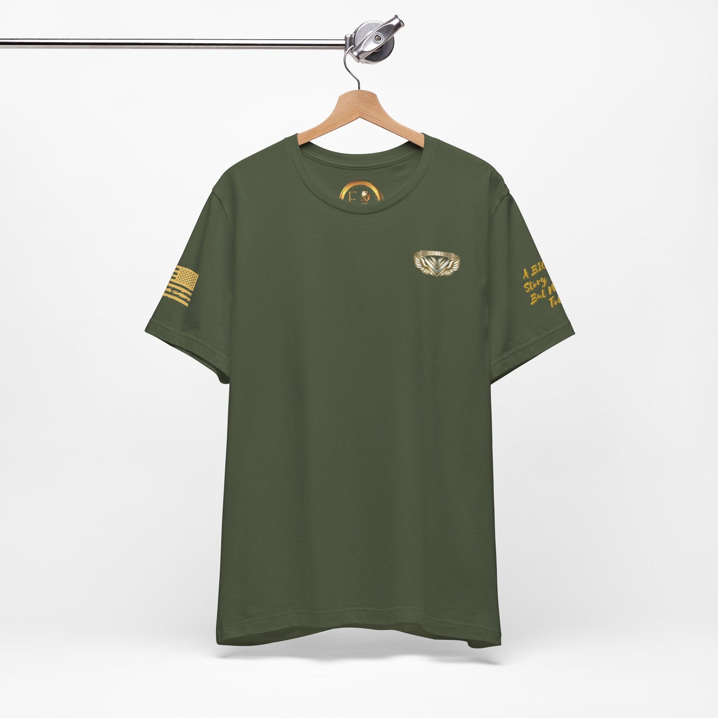 Essence Green Veteran Tee – Military Pride T-Shirt