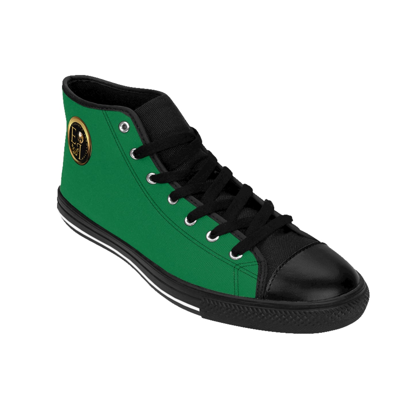 Essence Innovation Mens Streetwear | HighTop Sneakers | Green